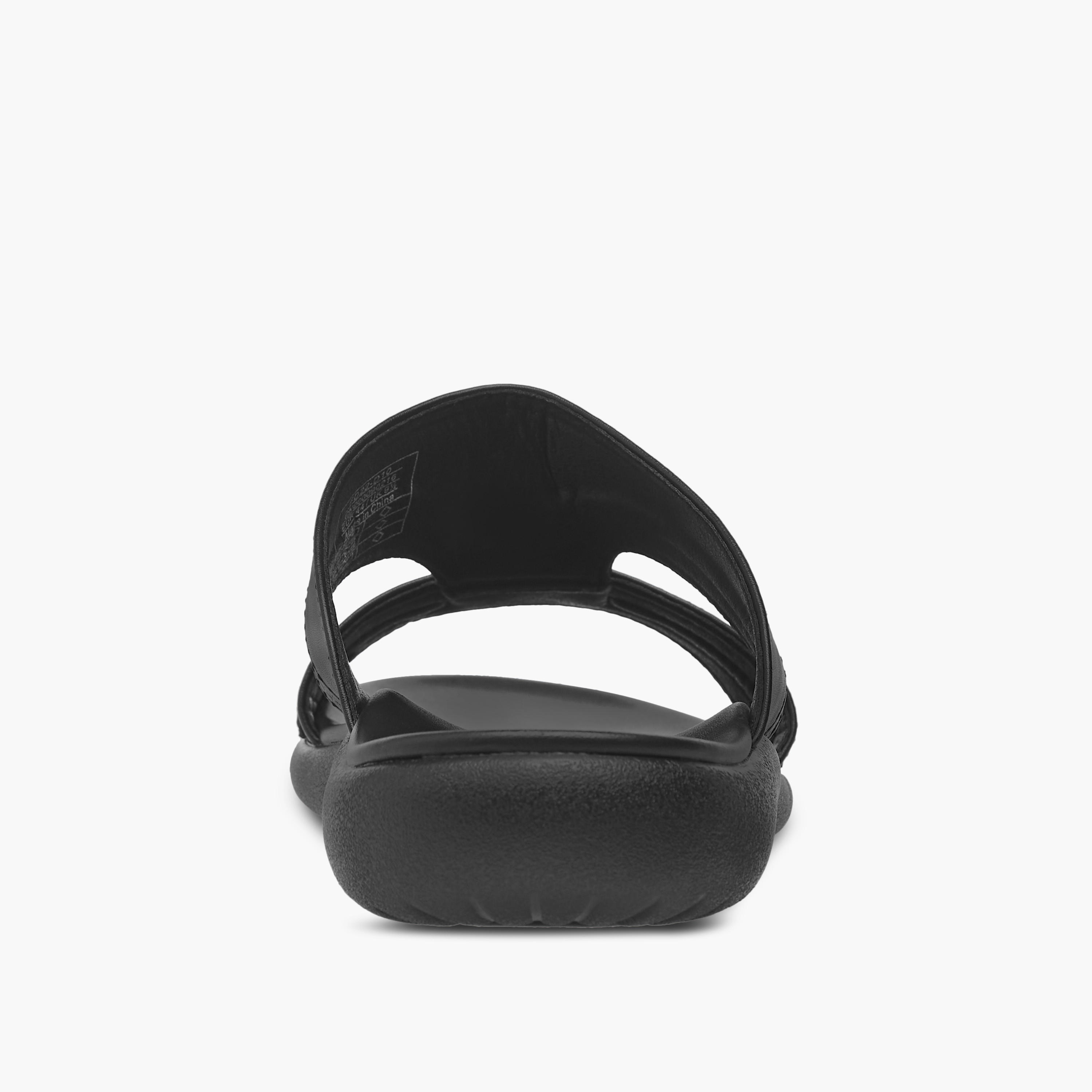 LBL by Shoexpress Textured Arabic Slip-On Sandals-men-shoes-sandals-image-4