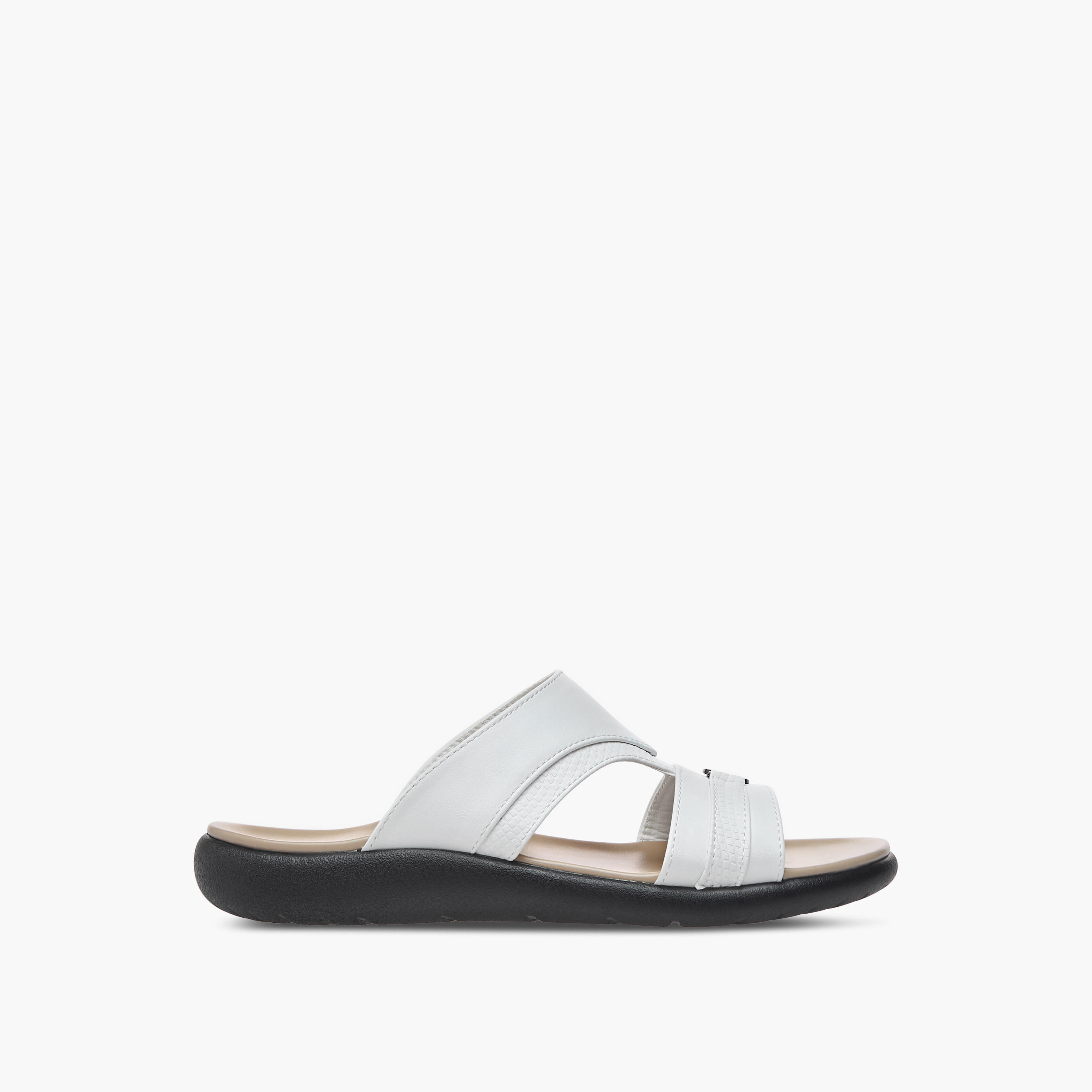 LBL by Shoexpress Textured Arabic Slip-On Sandals-men-shoes-sandals-image-2