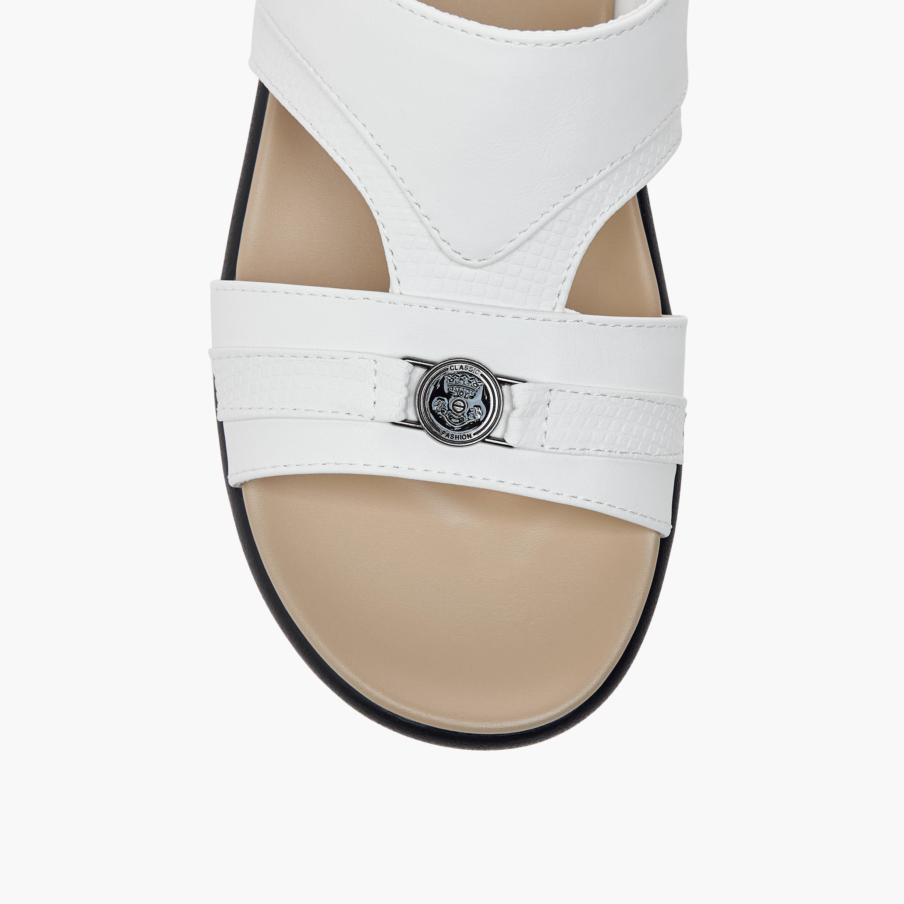 LBL by Shoexpress Textured Arabic Slip-On Sandals-men-shoes-sandals-image-3