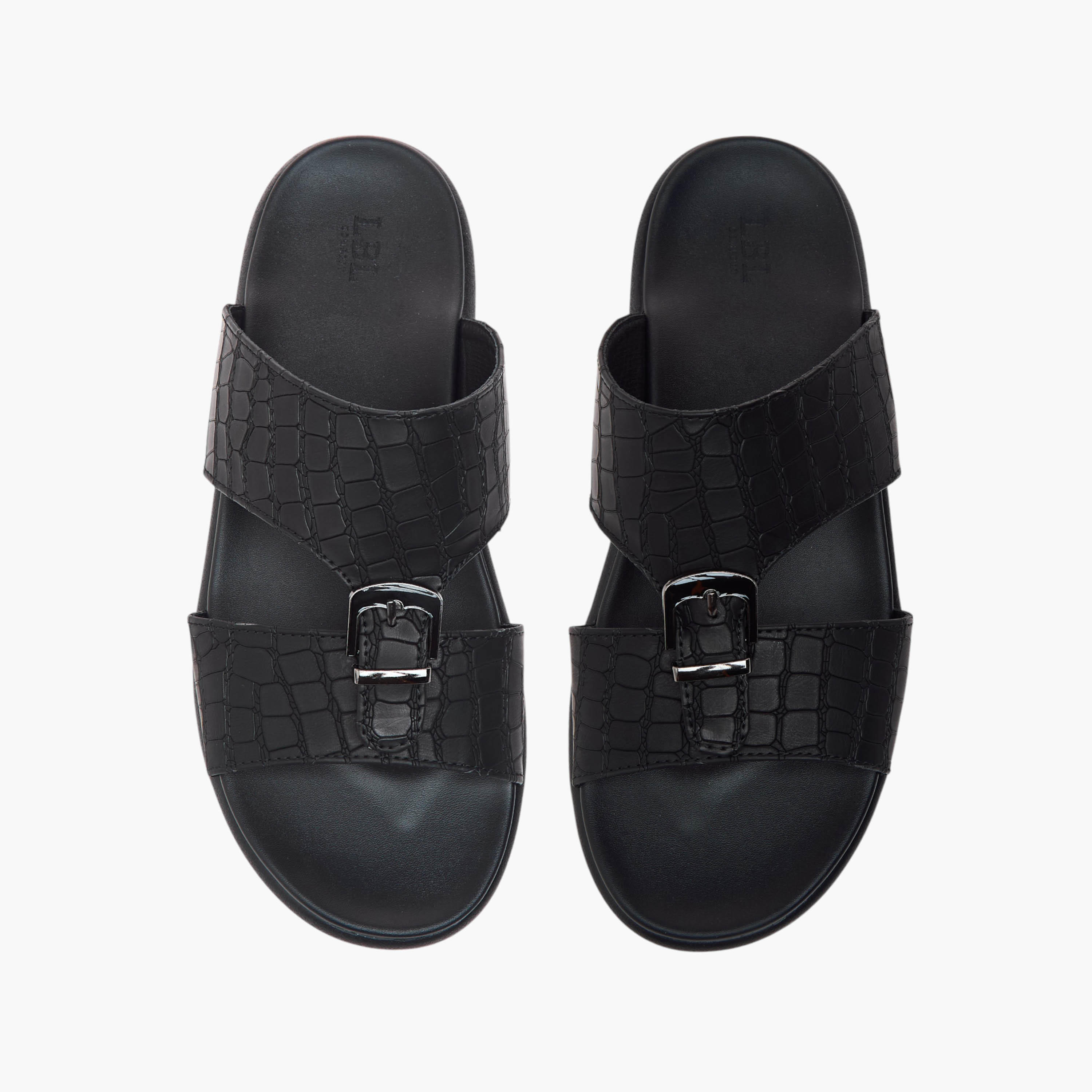 صندل عربي سهل الارتداء بزينة إبزيم من أل بي أل من شو إكسبريس-men-shoes-sandals-image-1
