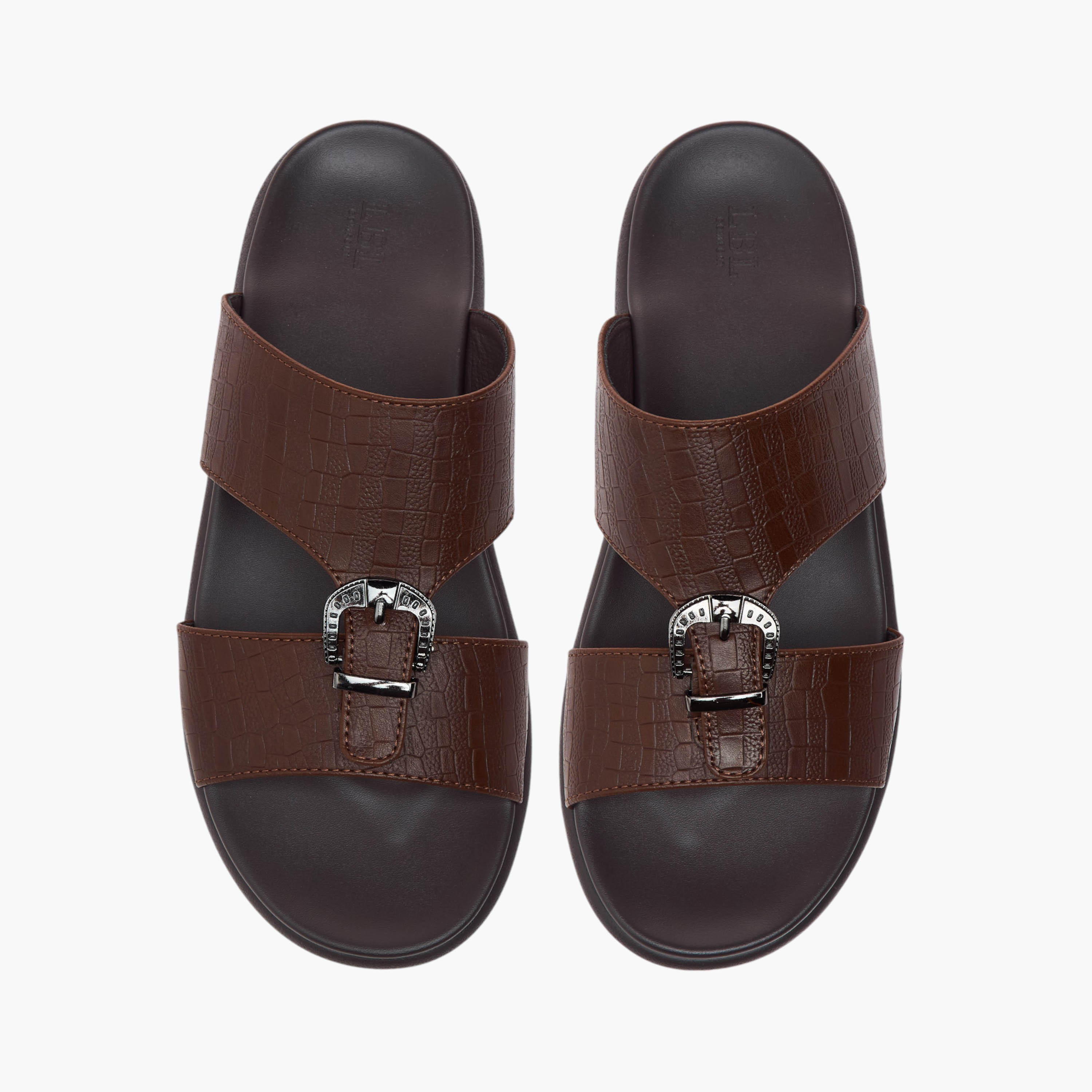 صندل عربي سهل الارتداء بزينة إبزيم من أل بي أل من شو إكسبريس-men-shoes-sandals-image-5