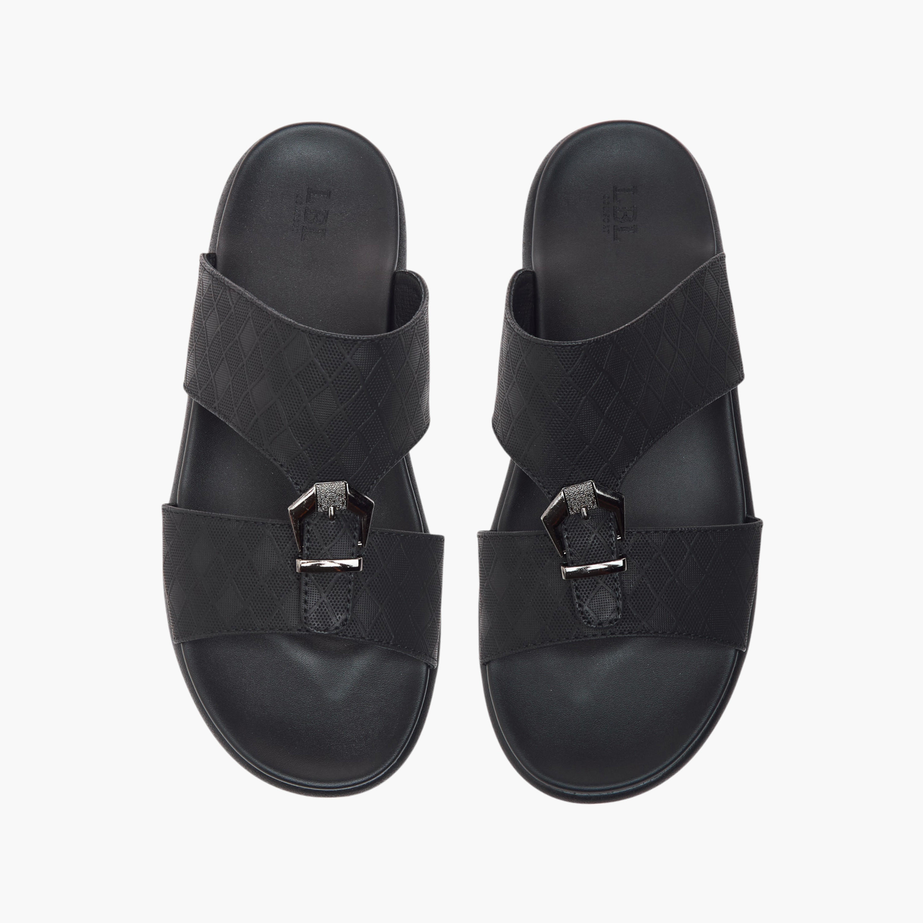 صندل عربي سهل الارتداء بزينة إبزيم من أل بي أل من شو إكسبريس-men-shoes-sandals-image-5
