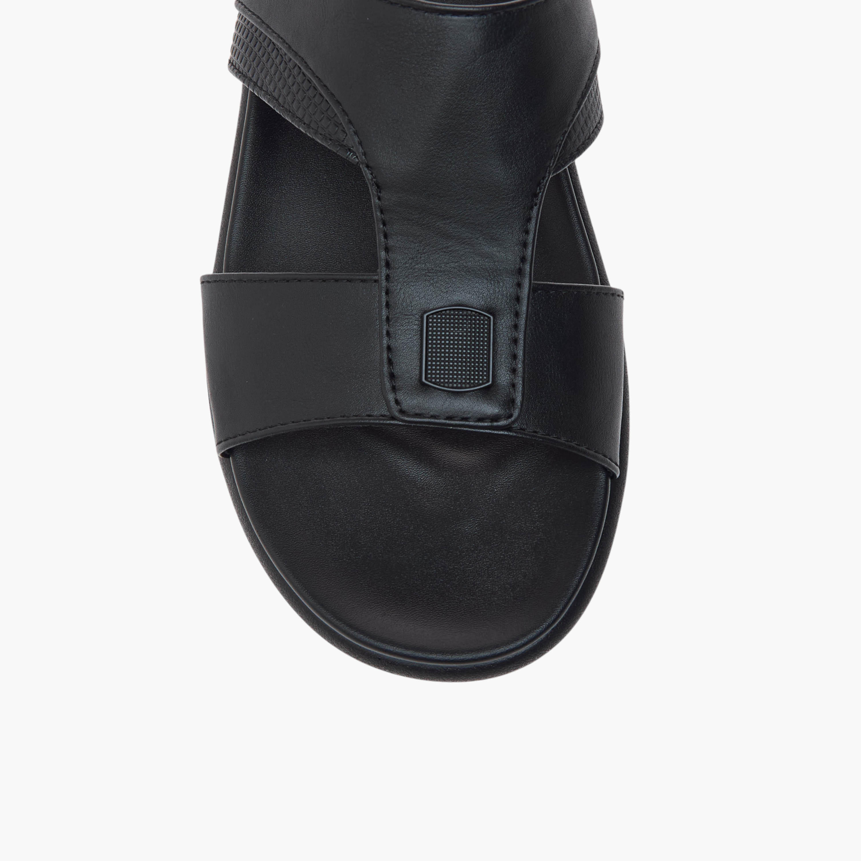 LBL by Shoexpress Textured Slip-On Arabic Sandals-men-shoes-sandals-image-7