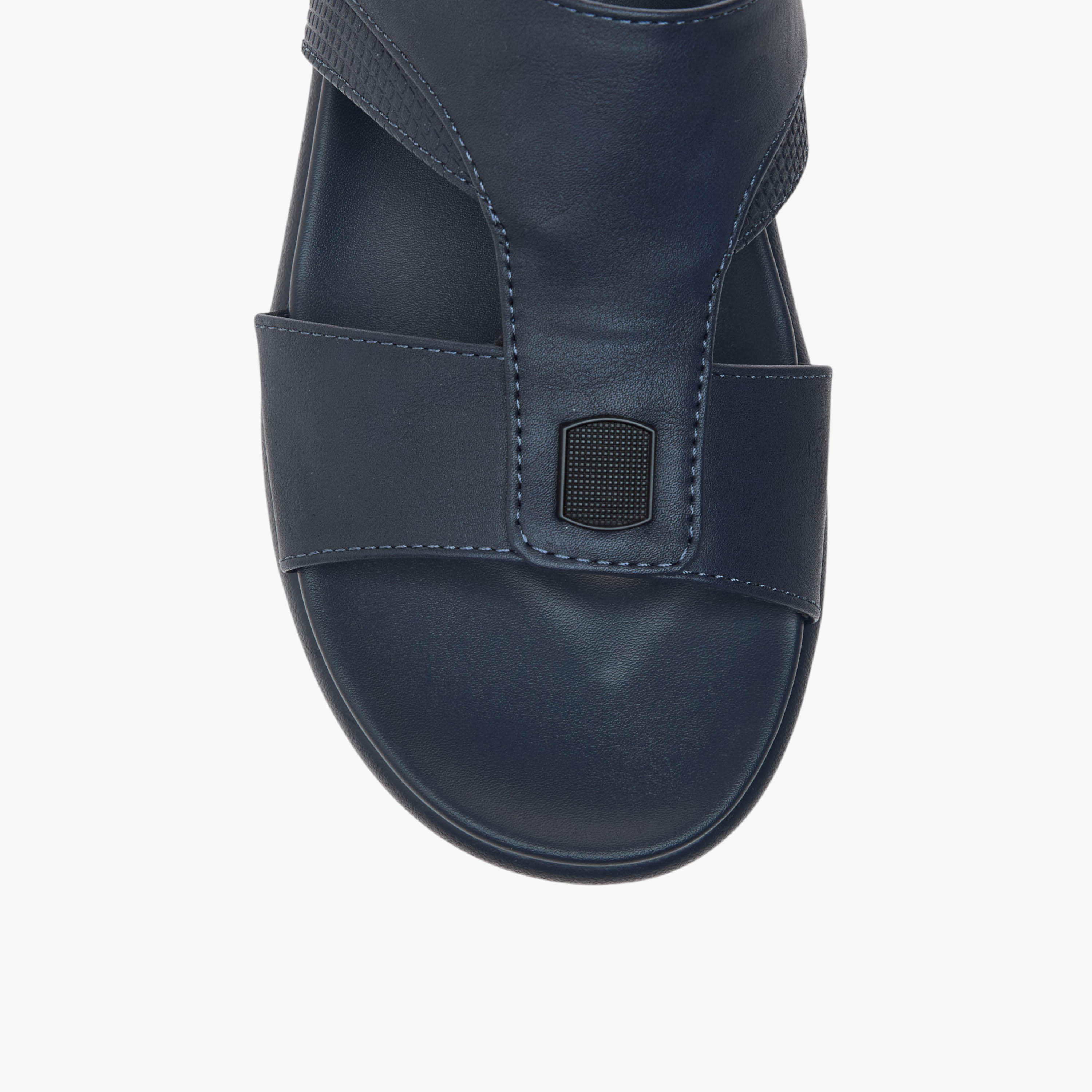 LBL by Shoexpress Textured Slip-On Arabic Sandals-men-shoes-sandals-image-3