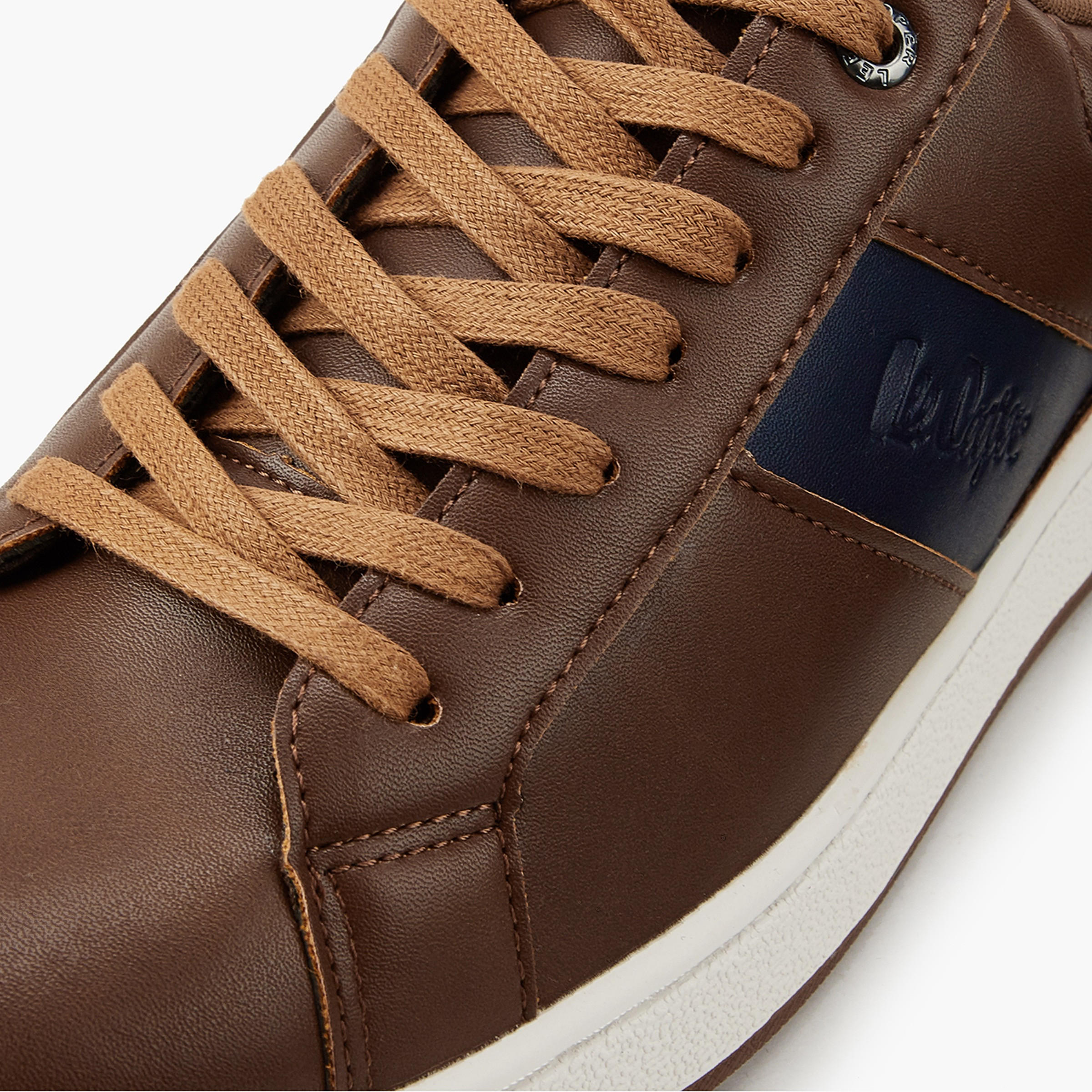 Lee Cooper Men's Lace-Up Sneakers-men-shoes-sneakers-image-4
