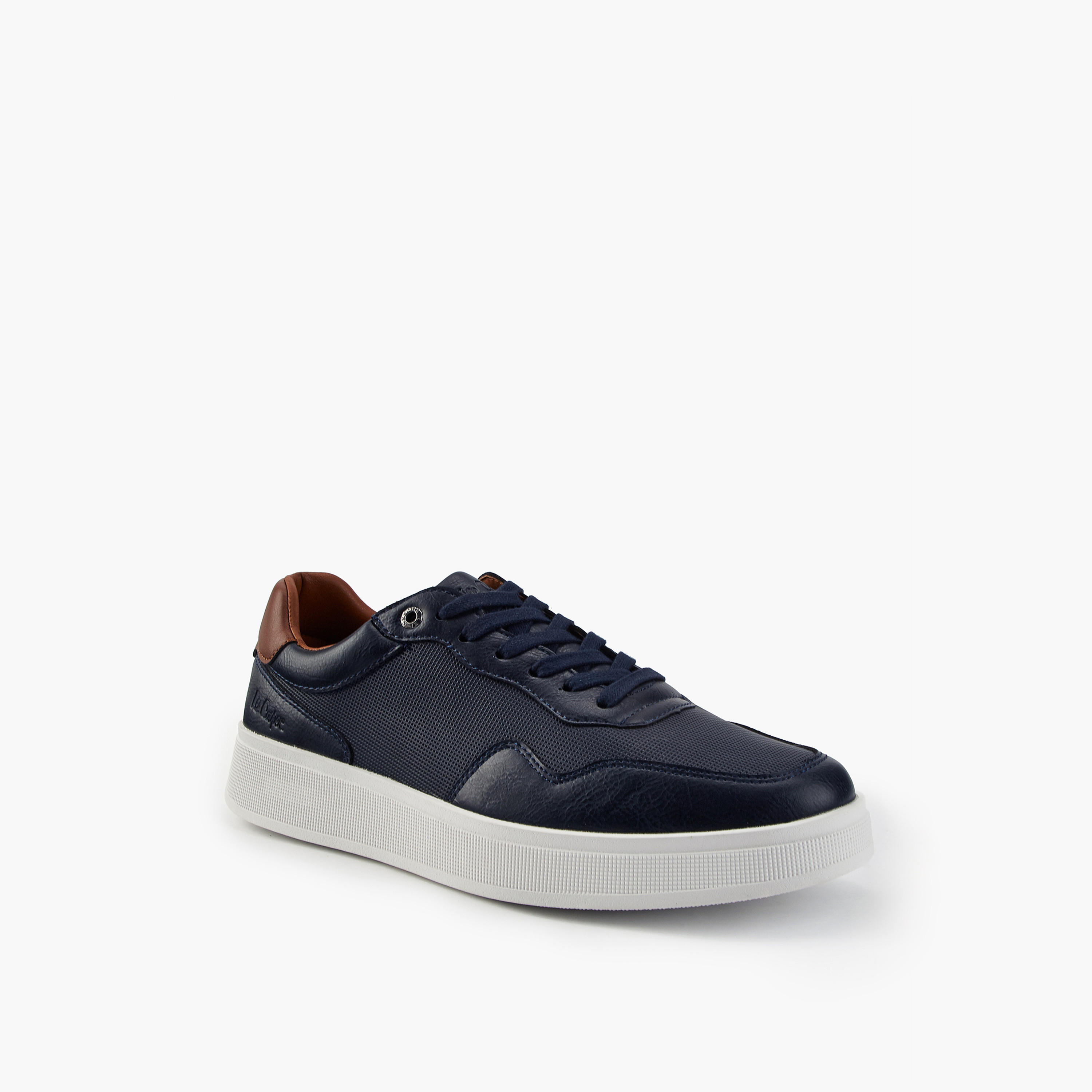 Lee Cooper Men's Lace-Up Sneakers-men-shoes-sneakers-image-3