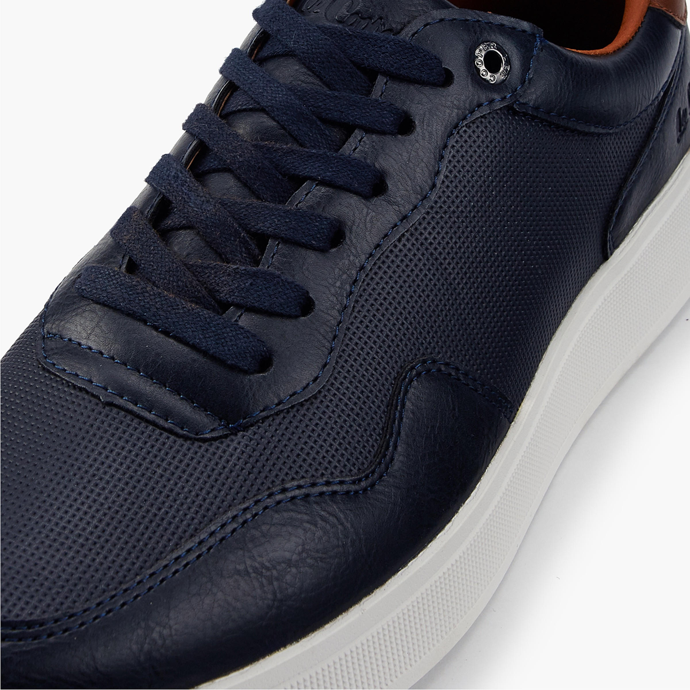Lee Cooper Men's Lace-Up Sneakers-men-shoes-sneakers-image-4