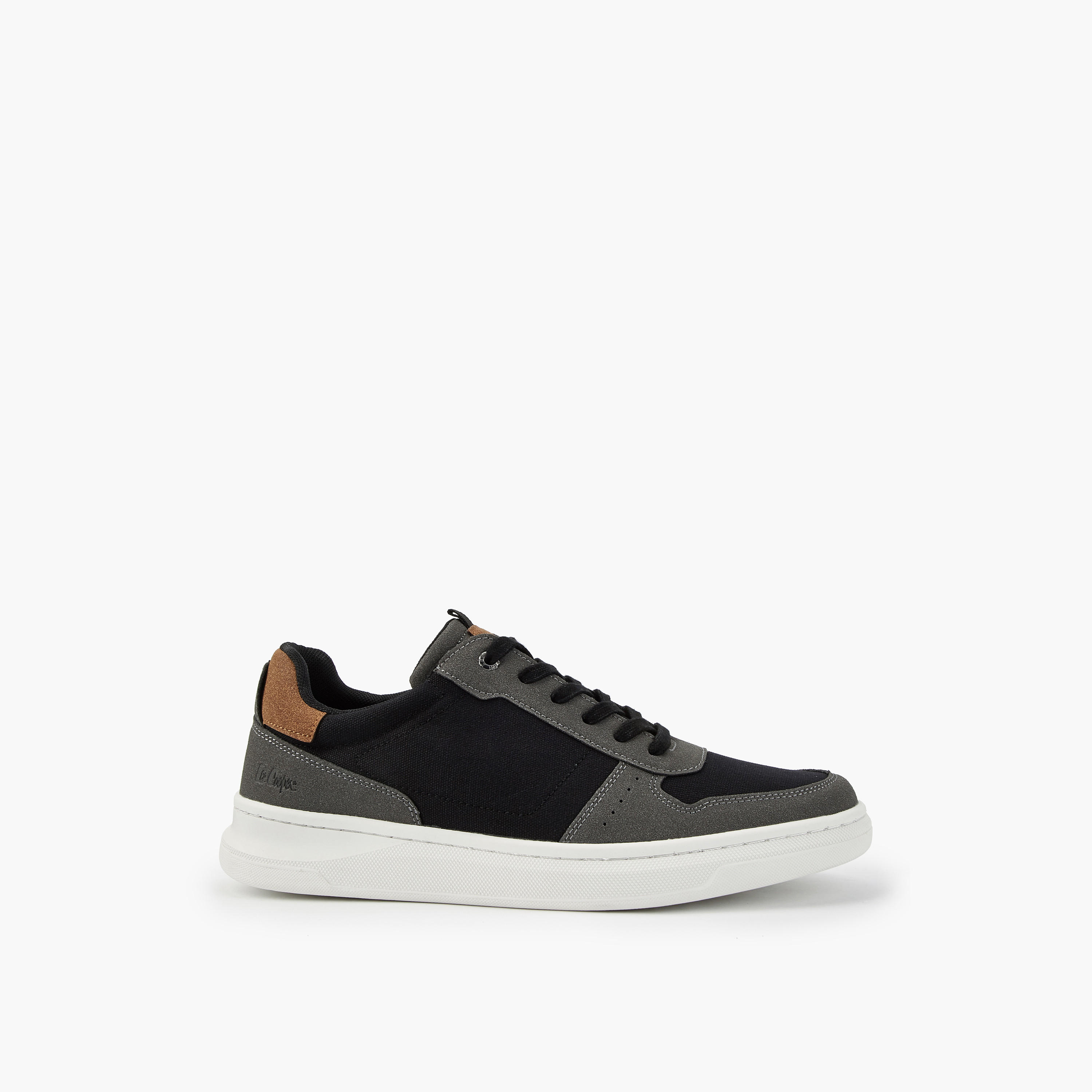 Lee Cooper Men's Lace-Up Sneakers-men-shoes-sneakers-image-2