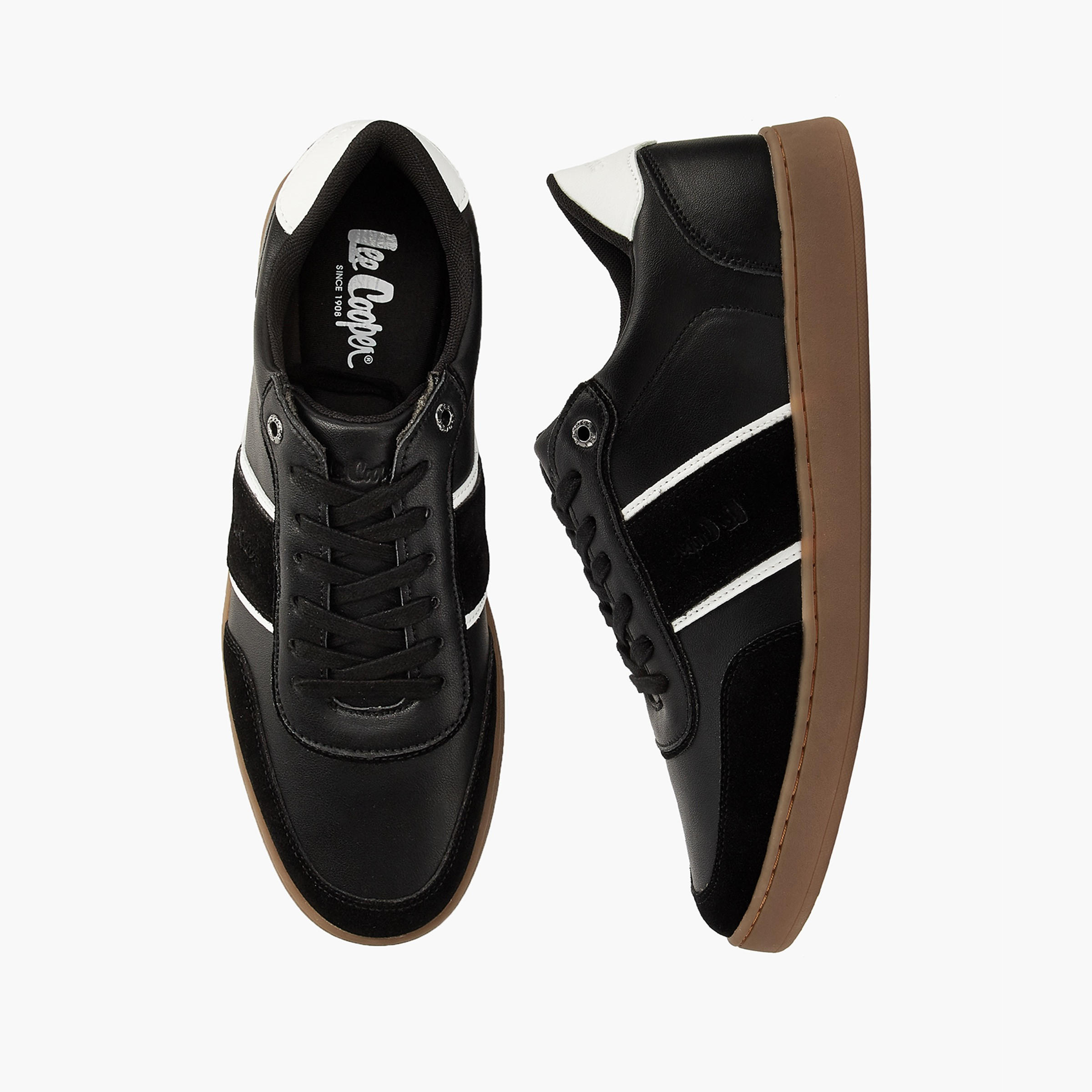 Lee Cooper Men's Lace-Up Sneakers-men-shoes-sneakers-image-1
