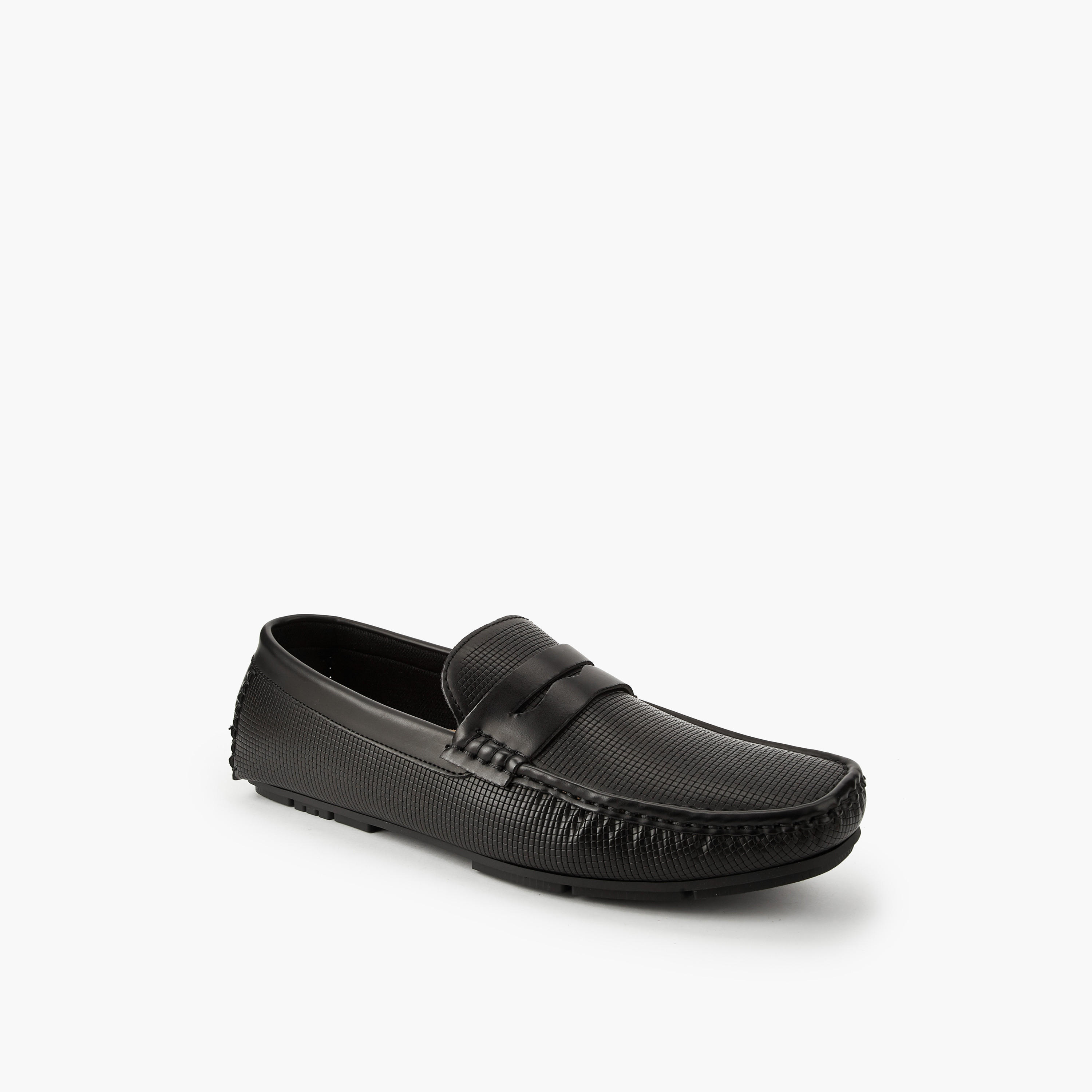 LBL by Shoexpress Men Waffle Textured Loafers-men-shoes-loafersandmoccasins-image-2
