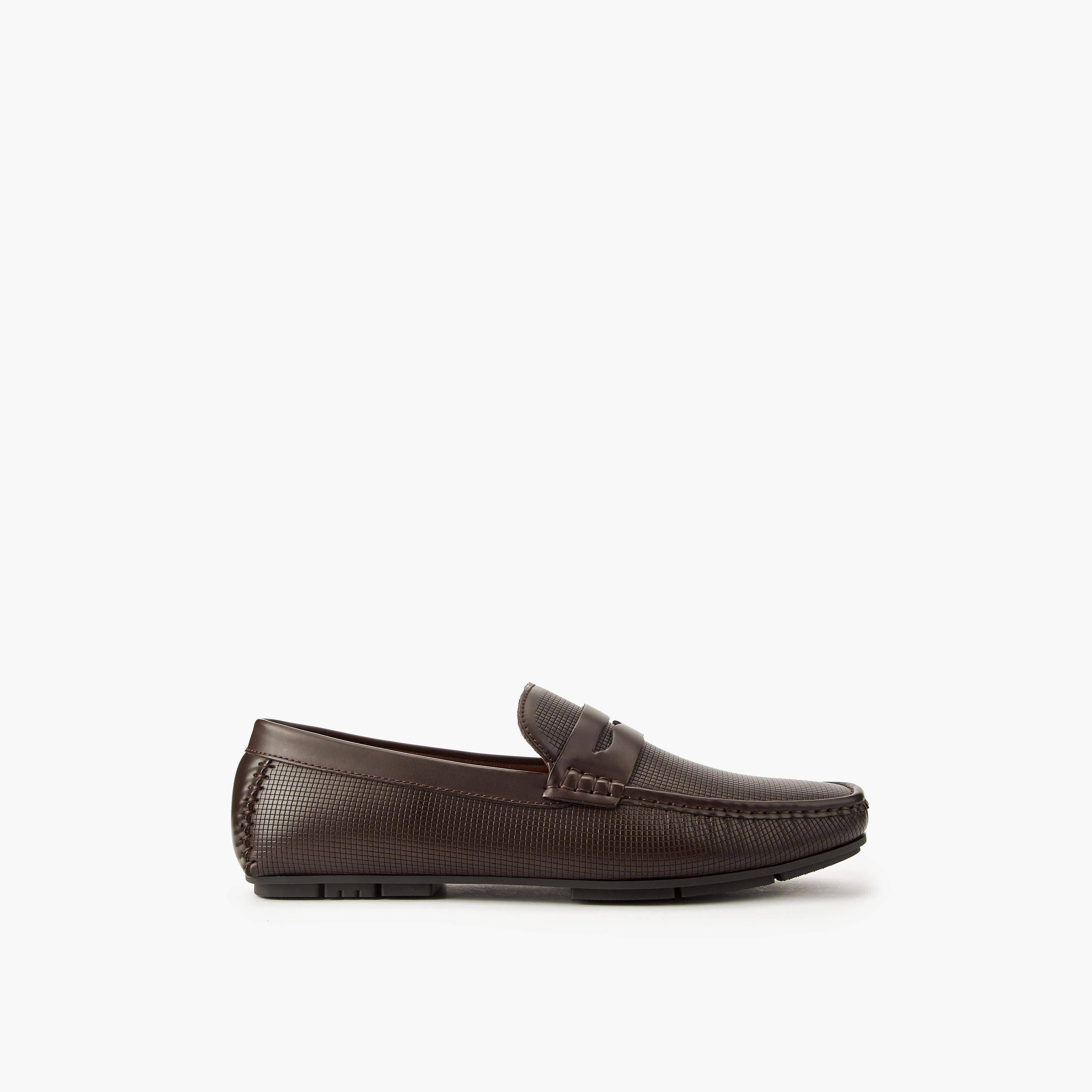 حذاء لوفر بملمس وافل بارز للرجال من إل بي إل من شو إكسبريس-men-shoes-loafersandmoccasins-image-3