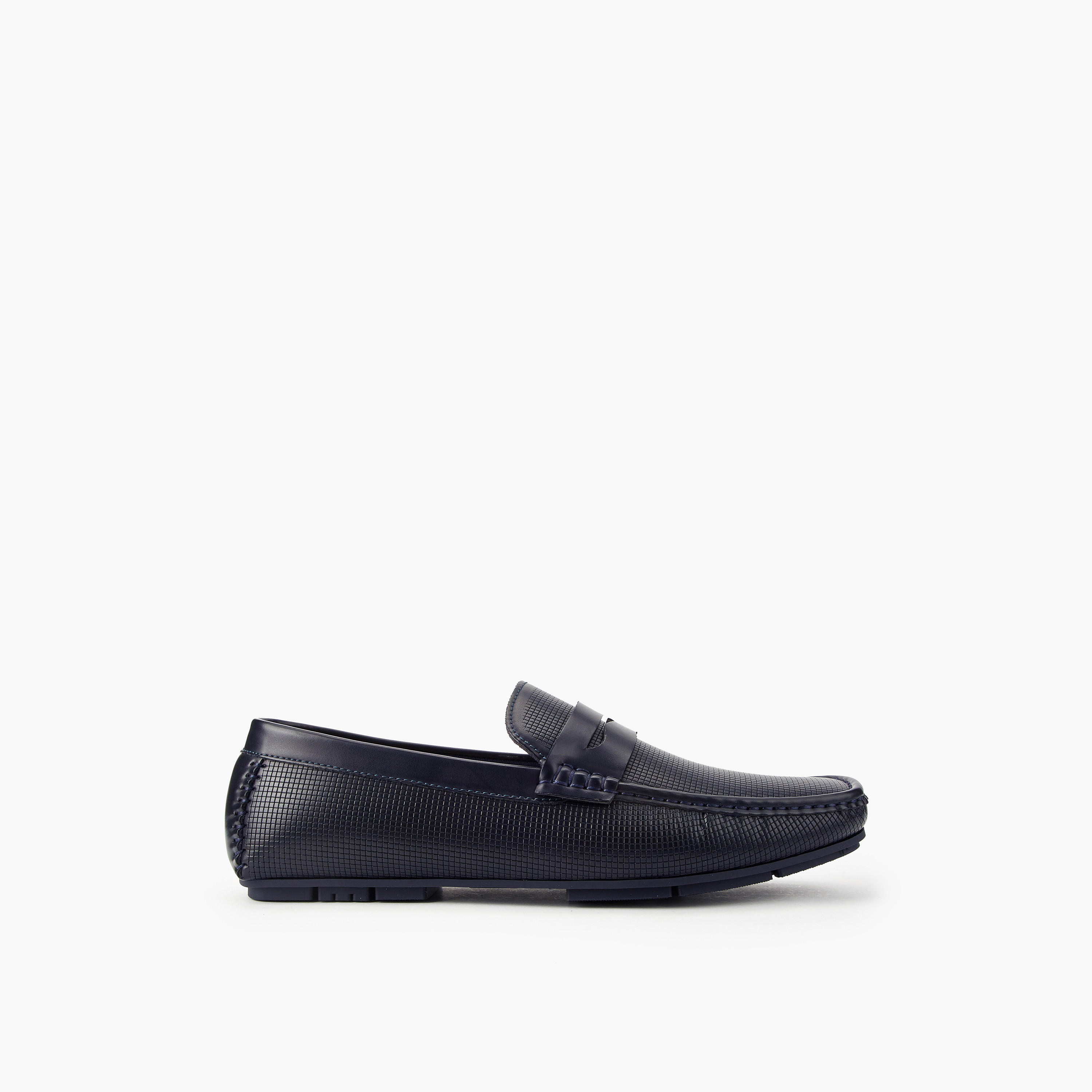 حذاء لوفر بملمس وافل بارز للرجال من إل بي إل من شو إكسبريس-men-shoes-loafersandmoccasins-image-3