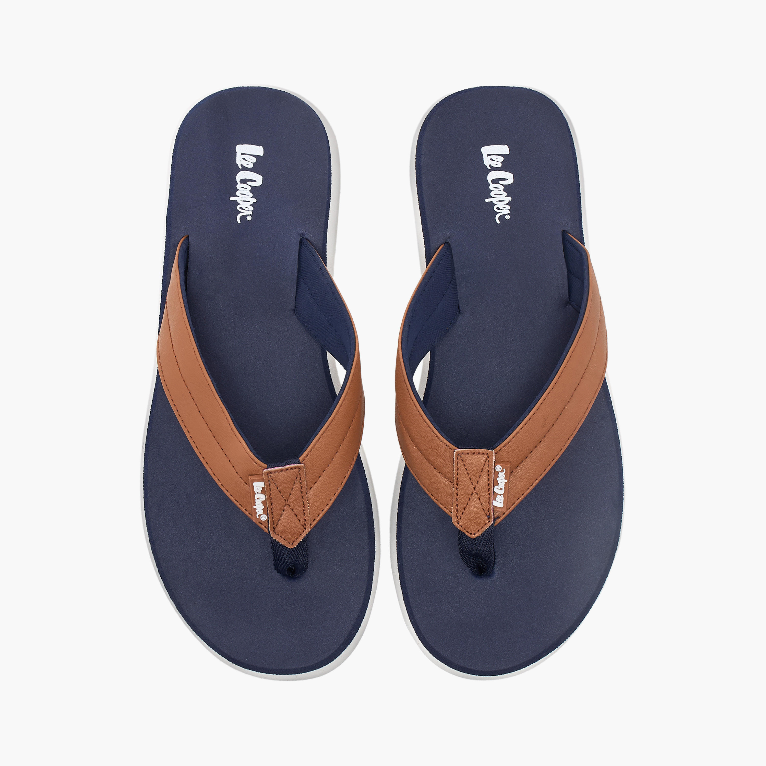 شبشب بإصبع بتصميم قوالب ملونة سهل الارتداء للرجال من لي كوبر-men-shoes-flipflopsandslides-image-1