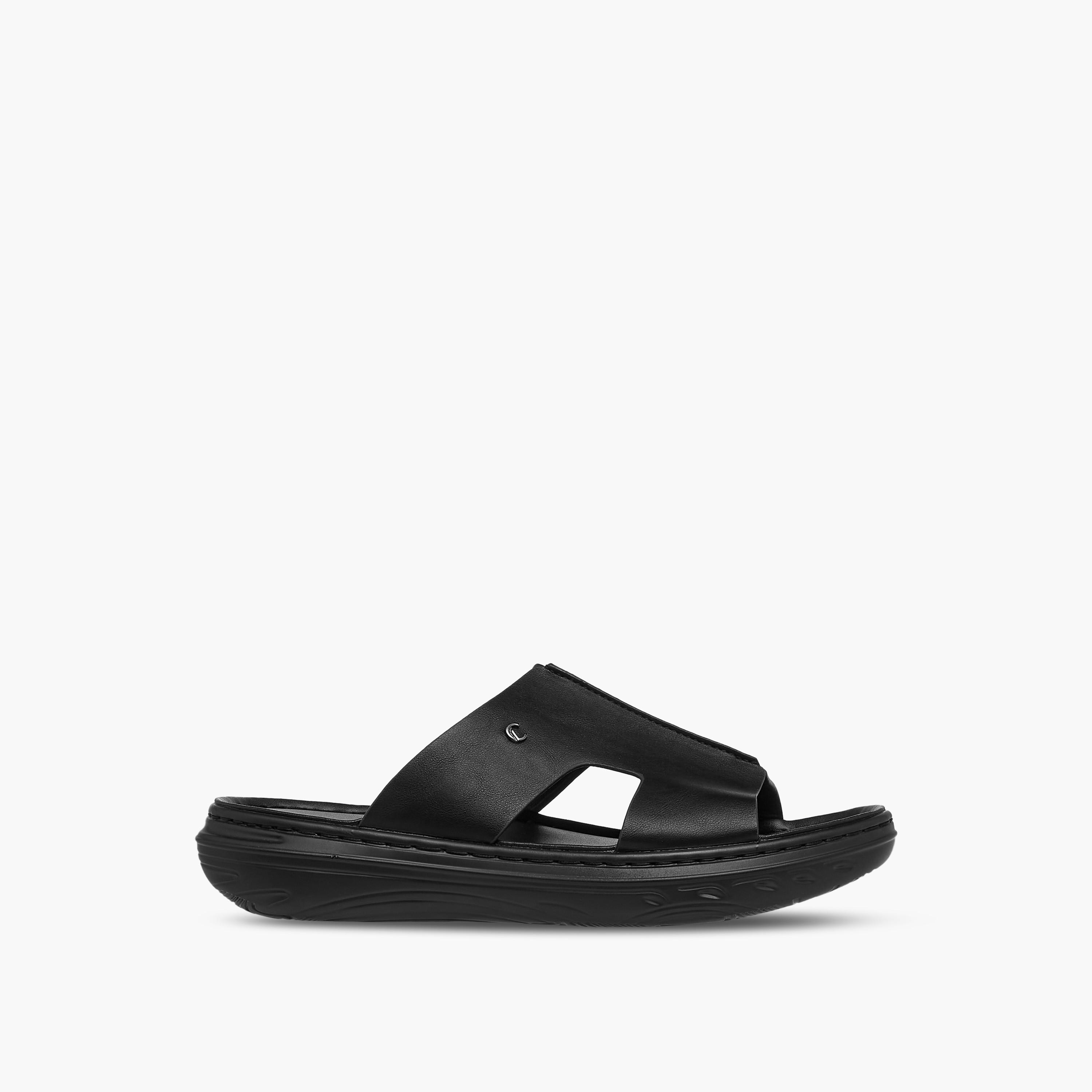 Le Confort Solid Slip-On Comfort Sandals-men-shoes-sandals-image-3