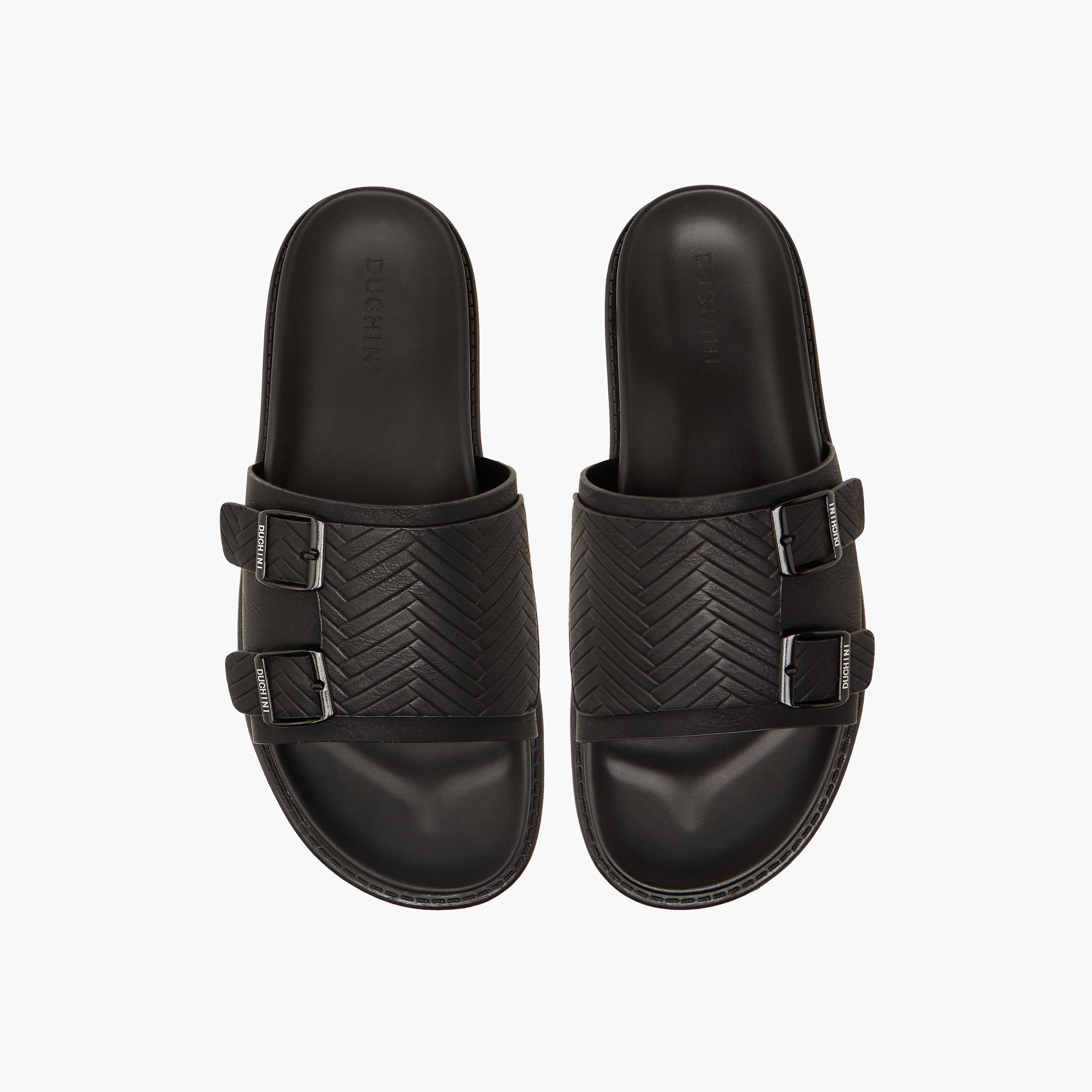 Duchini Men Buckle Accent Comfort Sandals-men-shoes-sandals-image-1