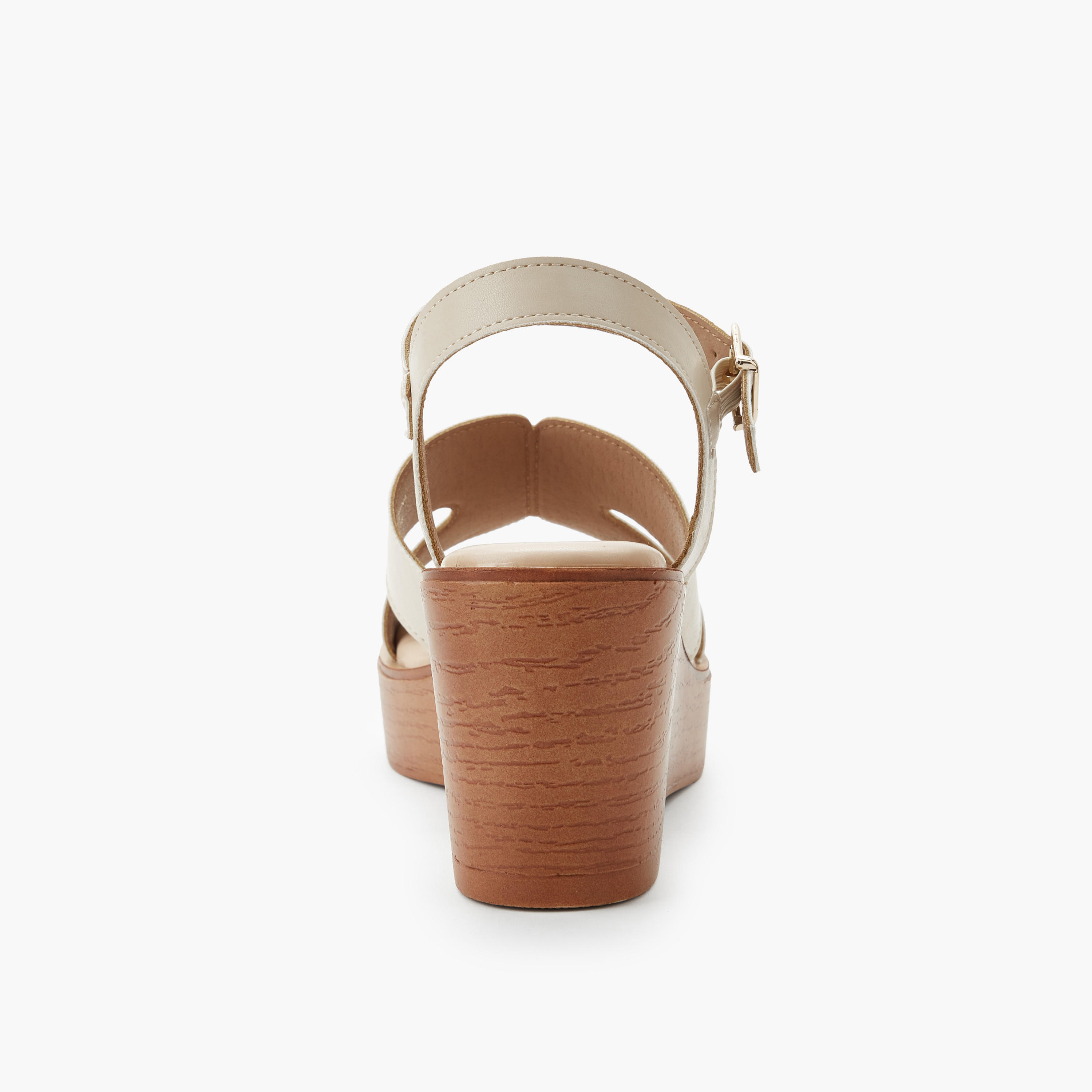 Surestep Women Light weight Ankle Strap Wedge Heel Sandals-women-shoes-sandals-heeled-image-5