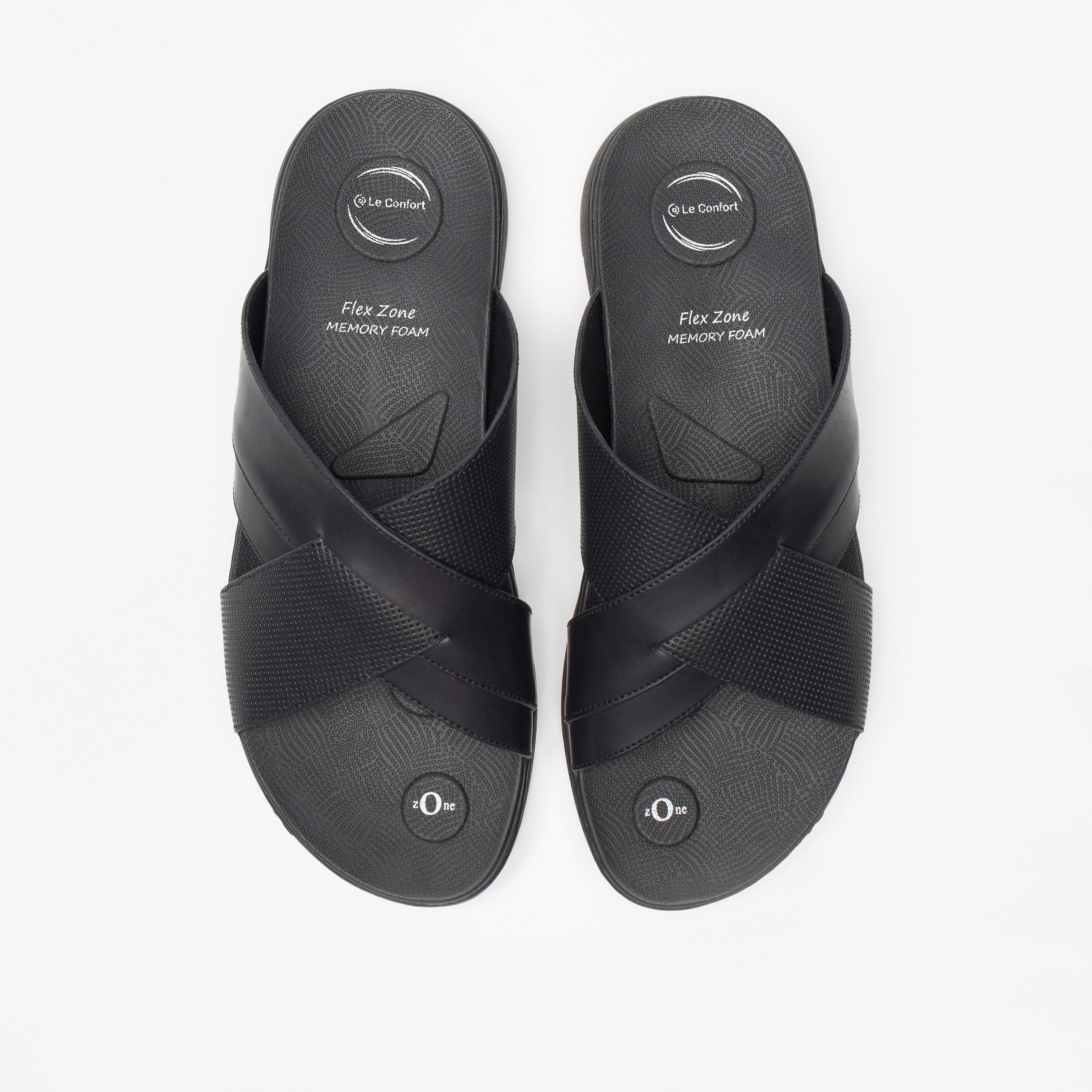 صندل سهل الارتداء بأحزامة متقاطعة من لو كونفورت-men-shoes-sandals-image-1