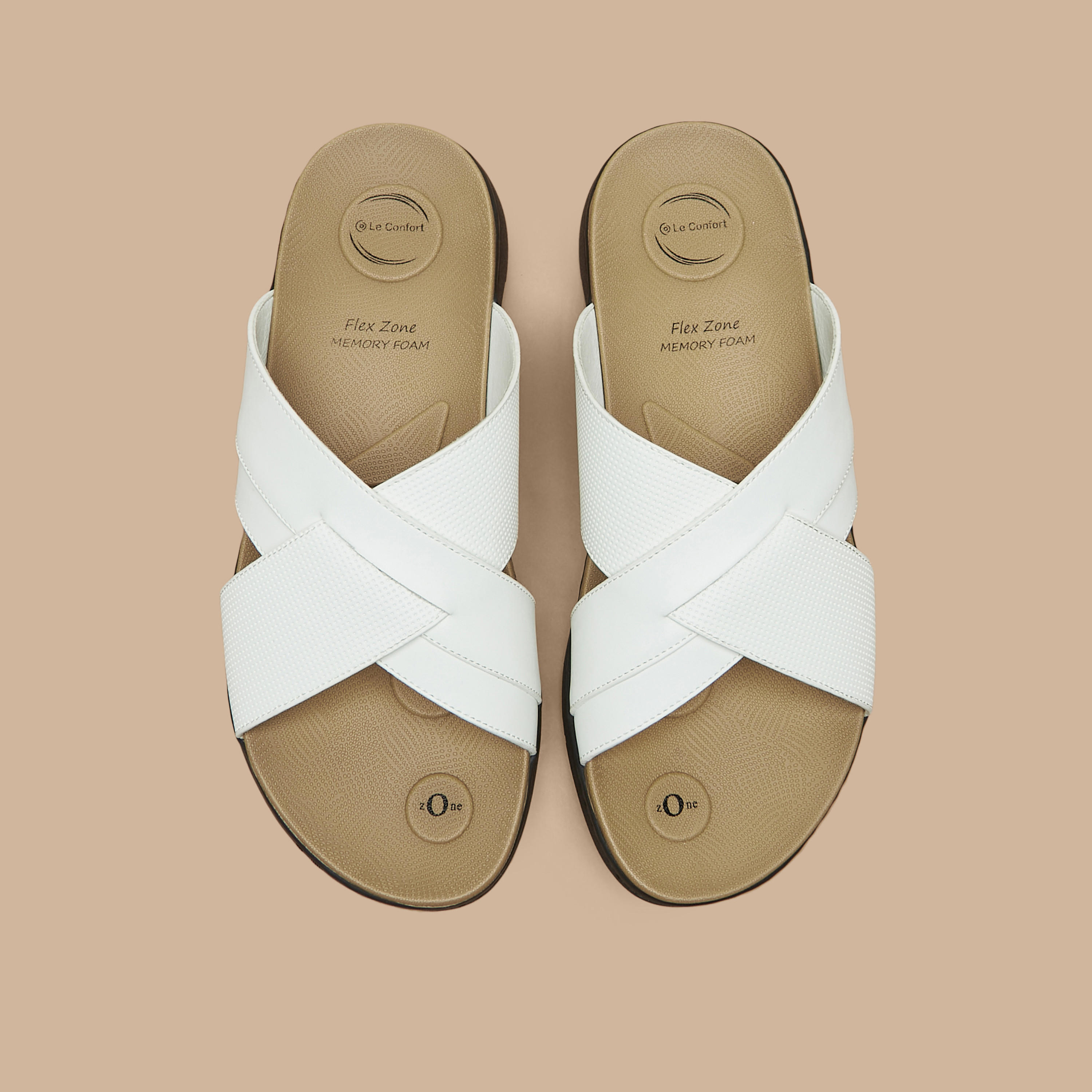 صندل سهل الارتداء بأحزامة متقاطعة من لو كونفورت-men-shoes-sandals-image-1