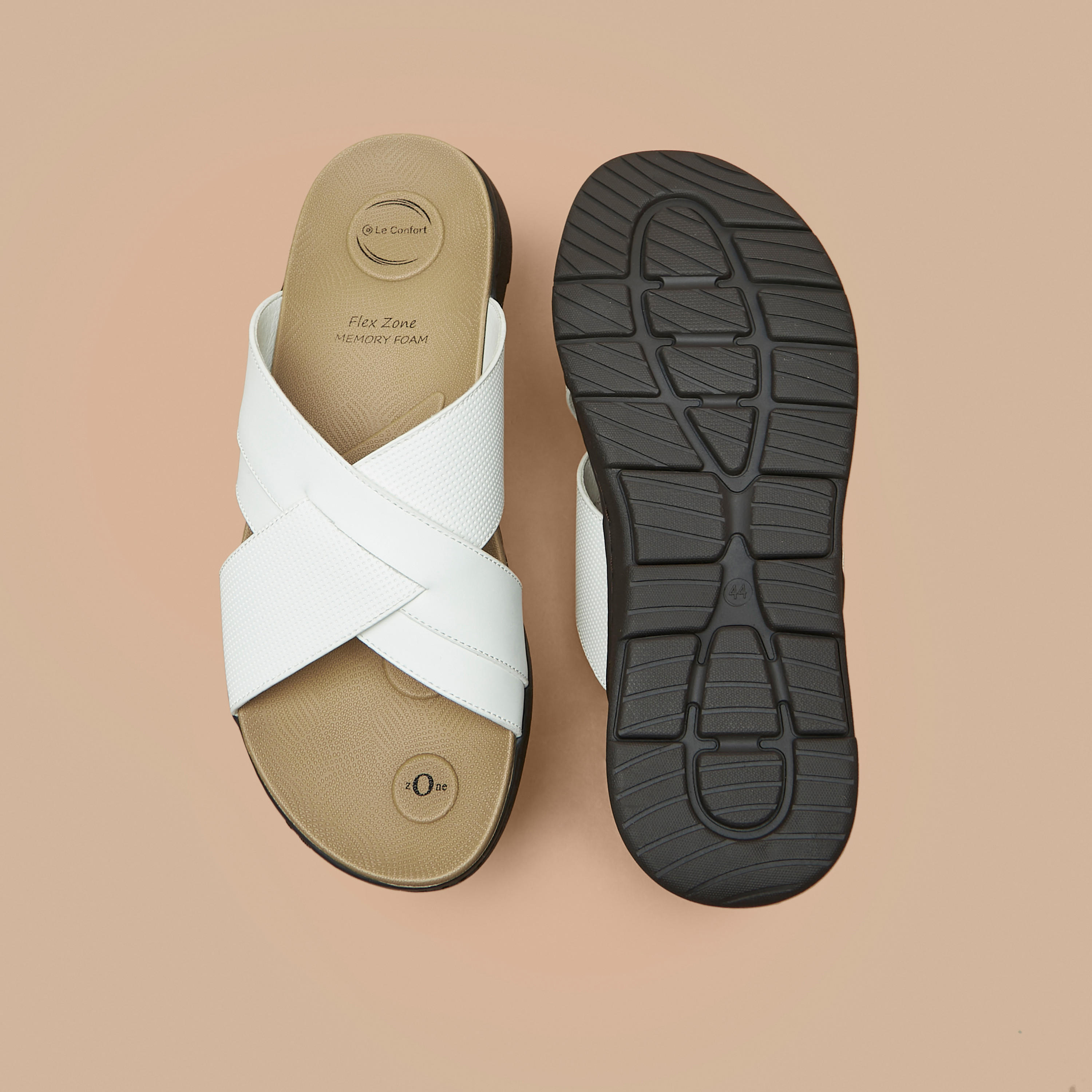 صندل سهل الارتداء بأحزامة متقاطعة من لو كونفورت-men-shoes-sandals-image-5