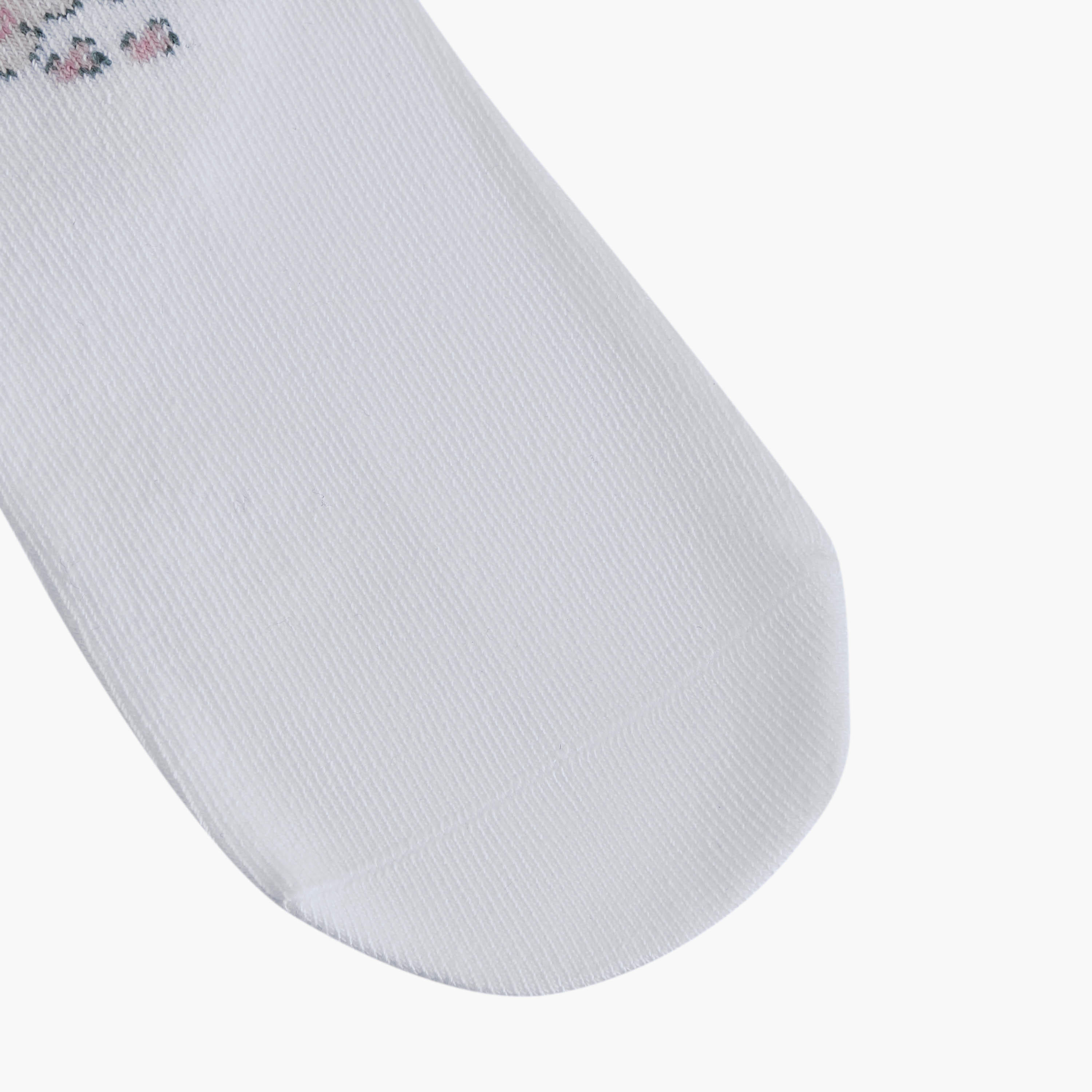 Celeste Floral Print Ankle Length Socks - Set of 5-women-socksandstockings-image-3