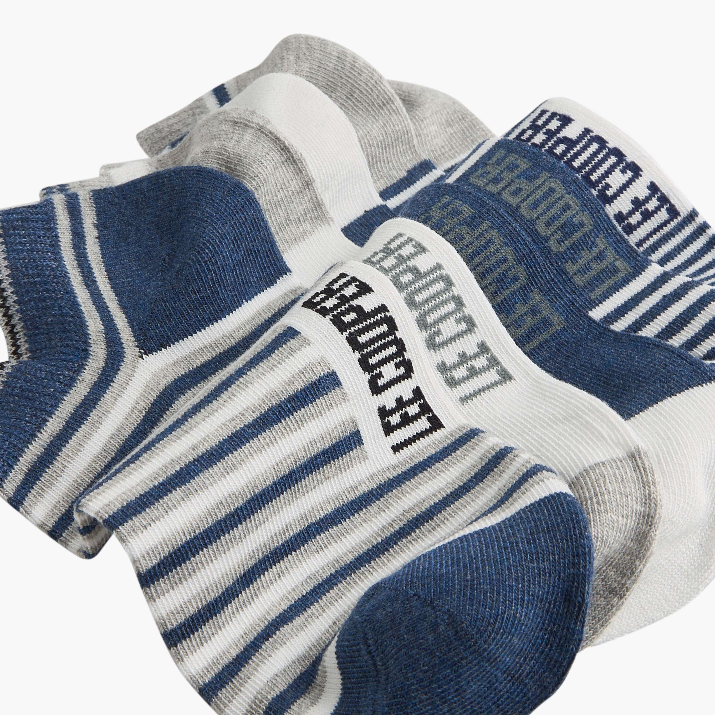 Lee Cooper Assorted Ankle Length Socks - Set of 5-women-socksandstockings-image-4