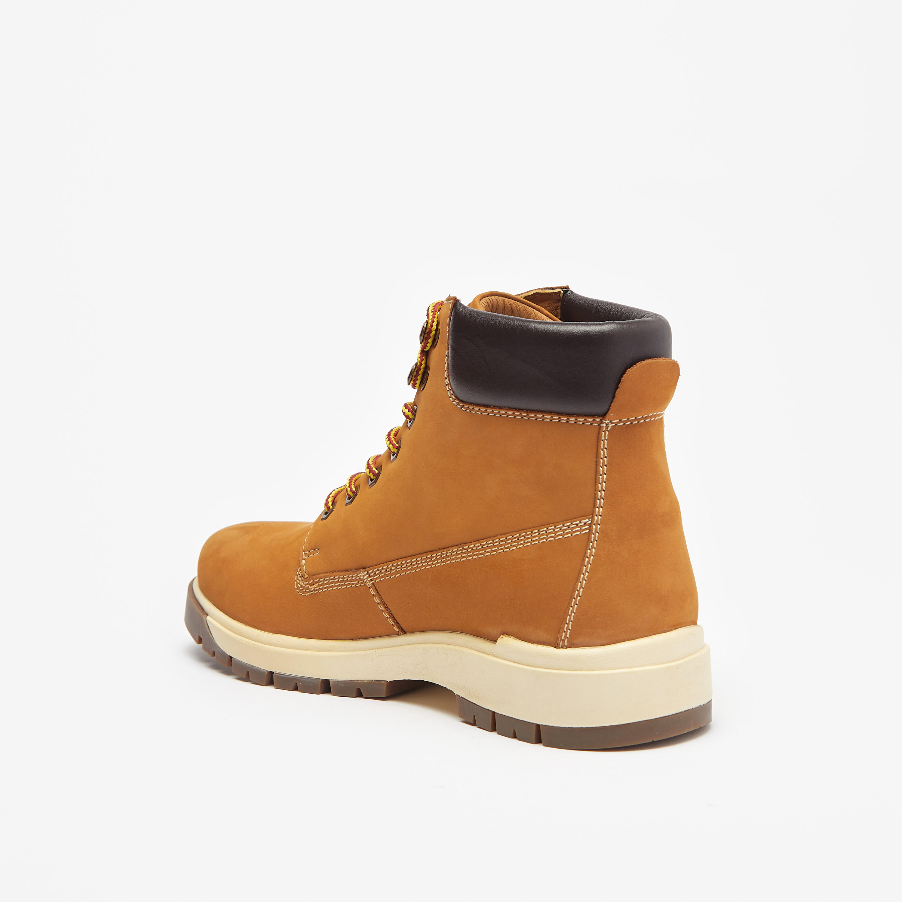 Lee Cooper Men's Leather Solid Chukka Boots with Lace-Up Closure-men-shoes-boots-image-2