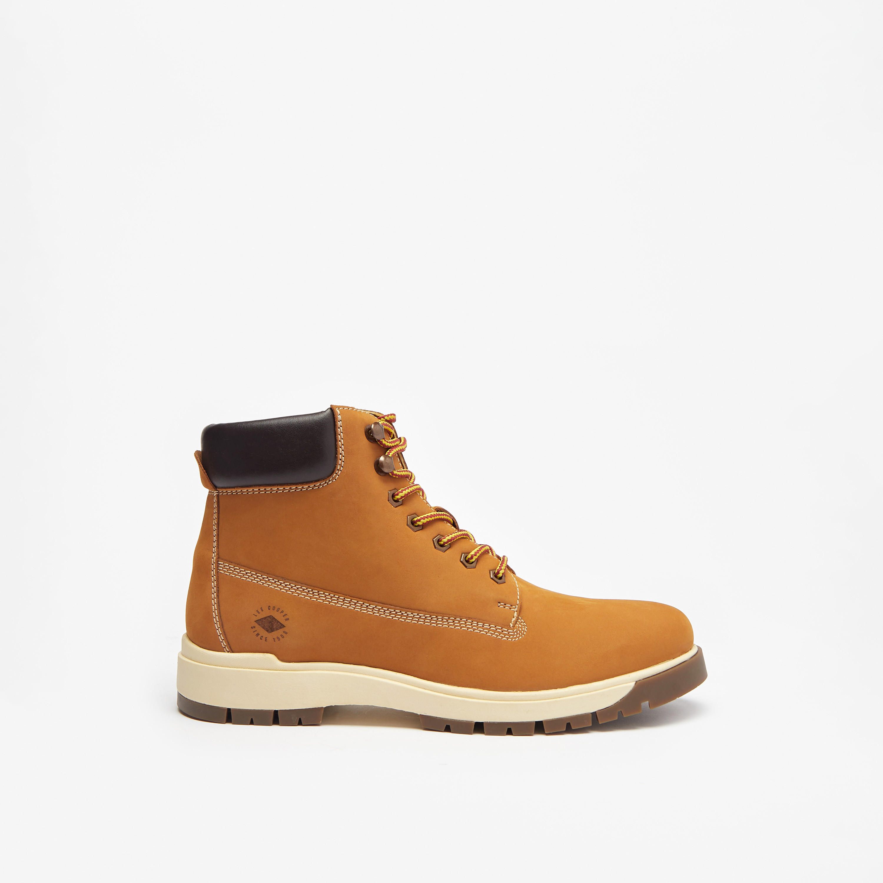 أبوات تشوكا جلد سادة برباط للرجال من لي كوبر -men-shoes-boots-image-3