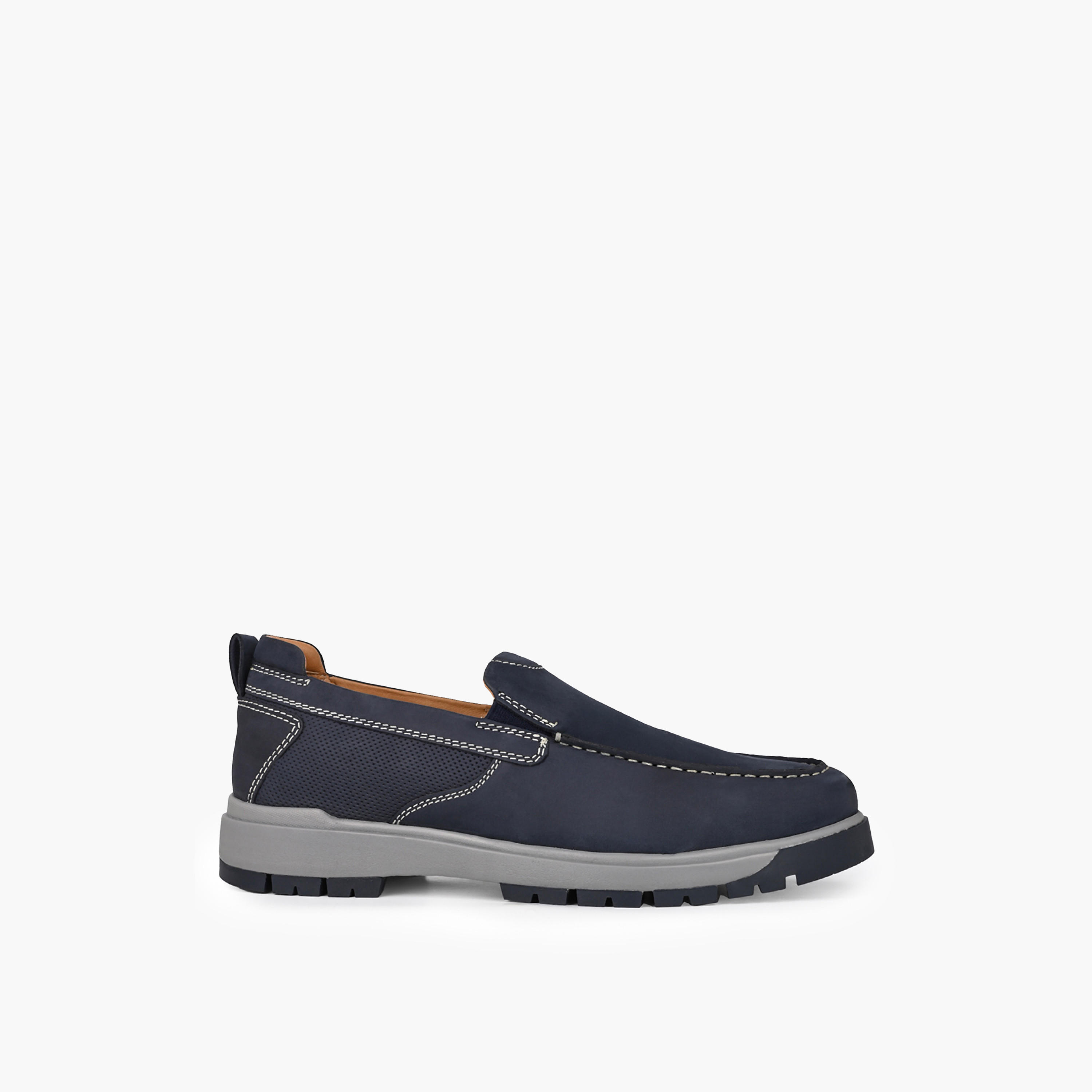 Le Confort Men Genuine Leather Panelled Loafers-men-shoes-loafersandmoccasins-image-3