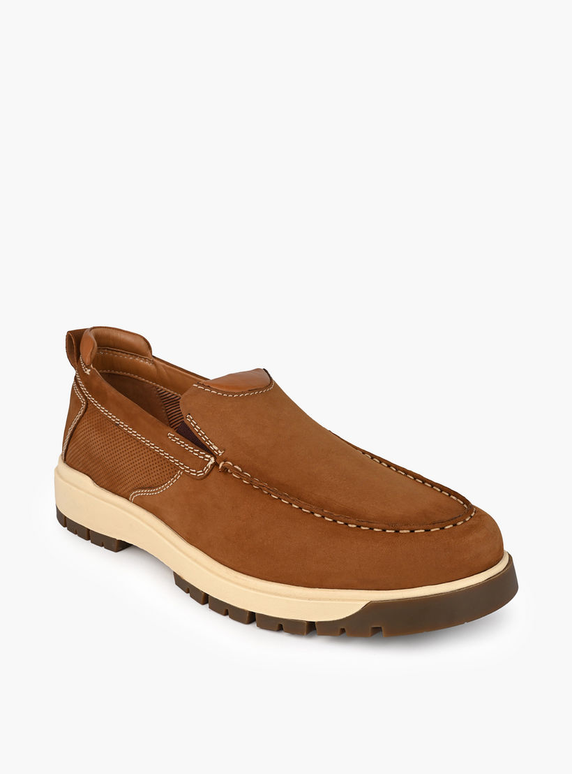 Le Confort Men Genuine Leather Panelled Loafers-men-shoes-loafersandmoccasins-image-2