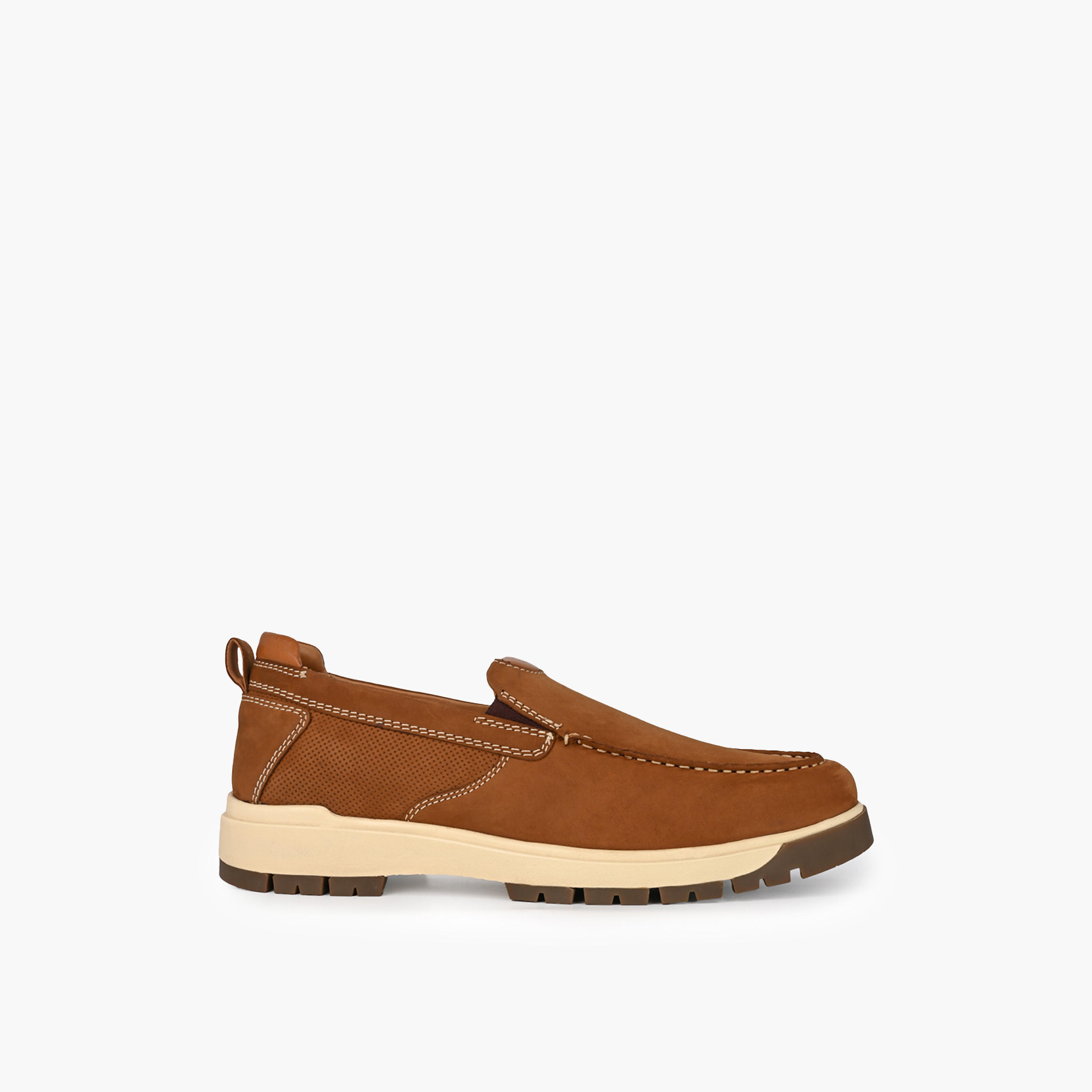 Le Confort Men Genuine Leather Panelled Loafers-men-shoes-loafersandmoccasins-image-3