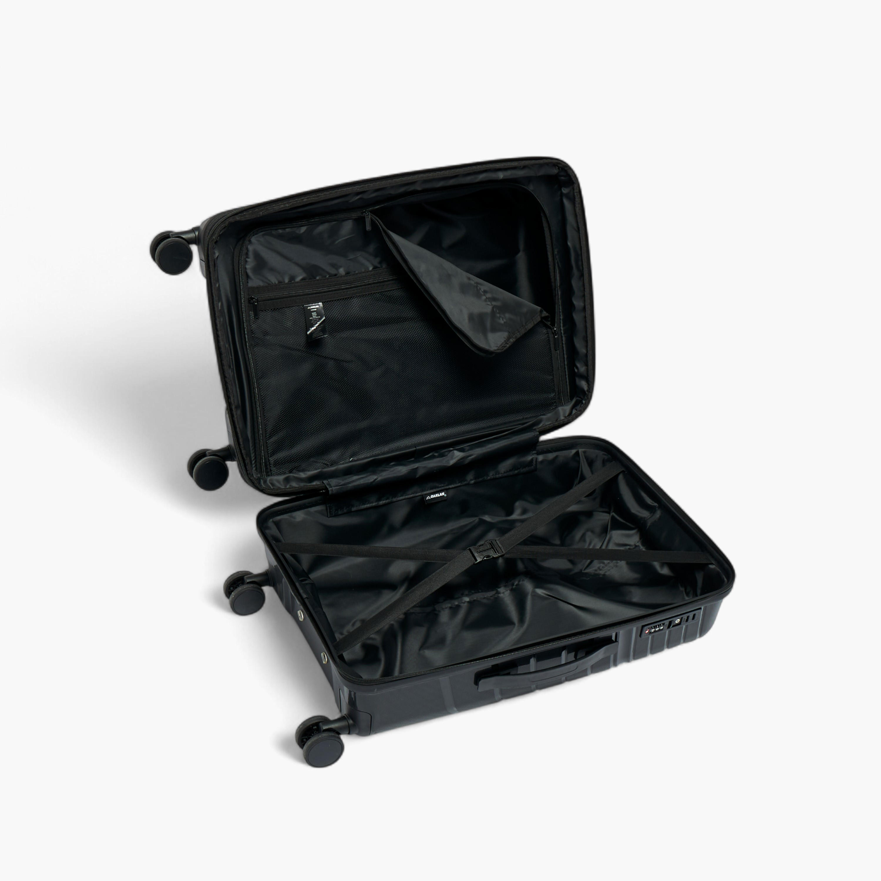 Oaklan by Shoexpress Textured Hardcase Trolley Bag with Retractable Handle - 24 Inches Check-in Bag-travel-luggagesandbags-luggage-image-5