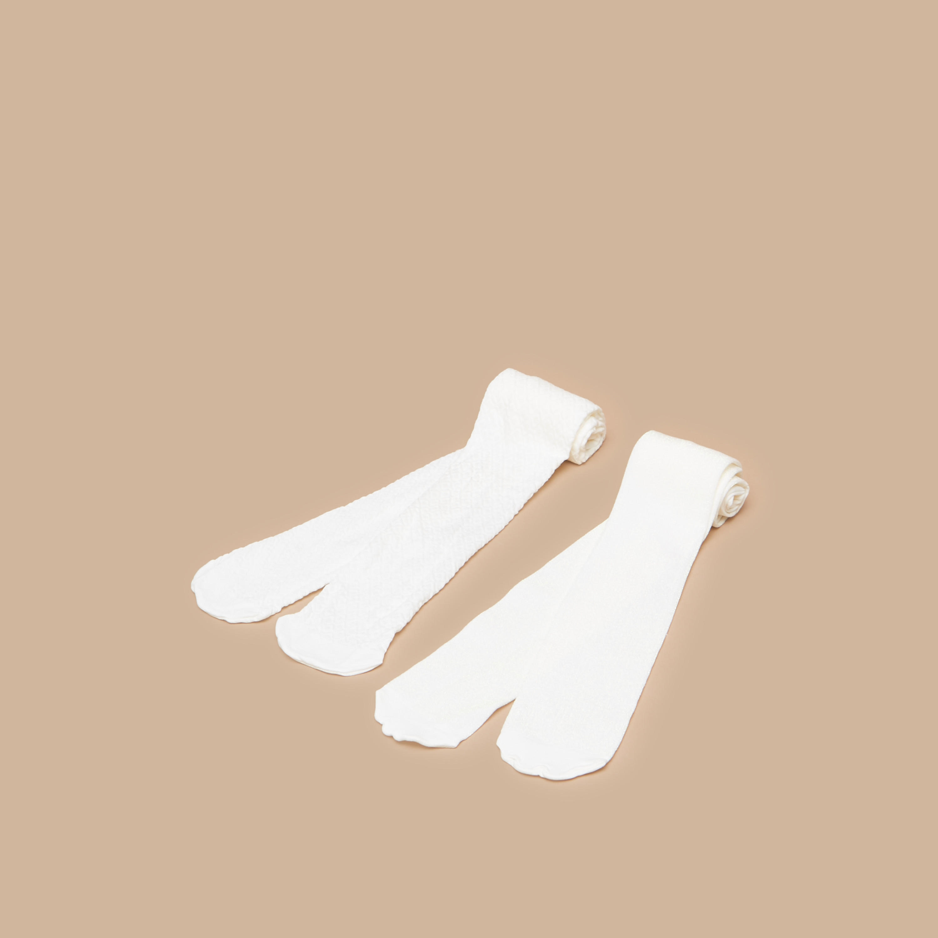 Little Missy Textured Tights - Set of 2-girls-accessories-socks-image-1