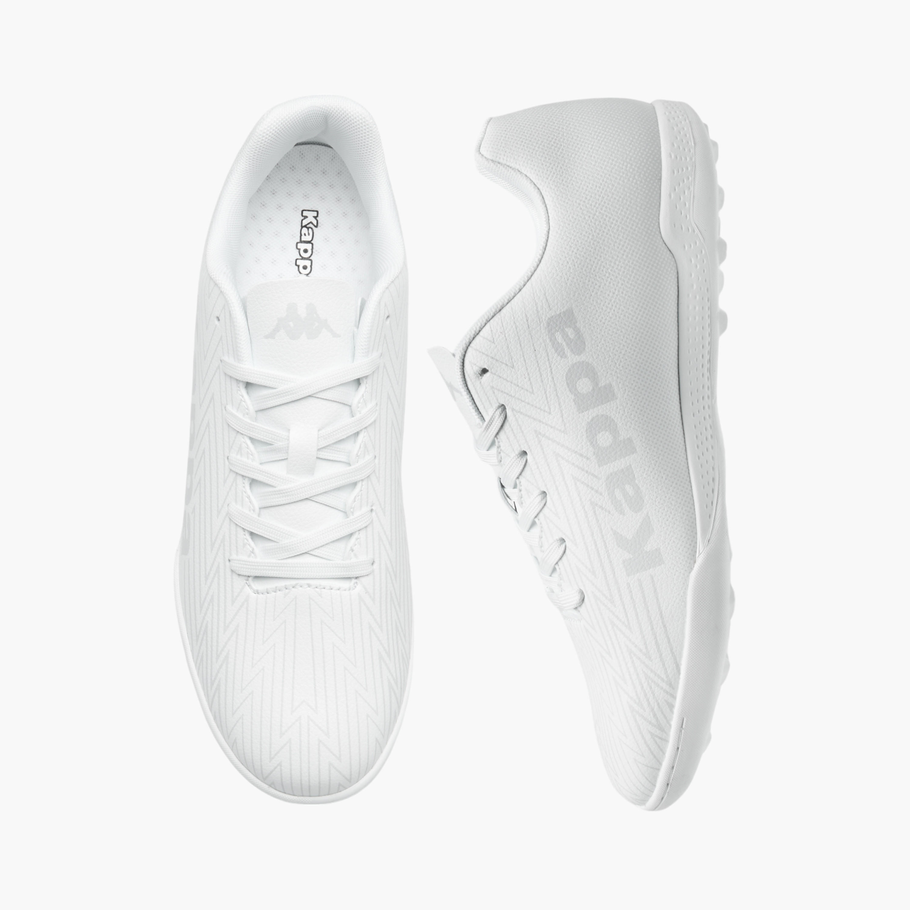 Kappa Men's Logo Print Lace-Up Football Turf Shoes-sports-men-shoes-image-6