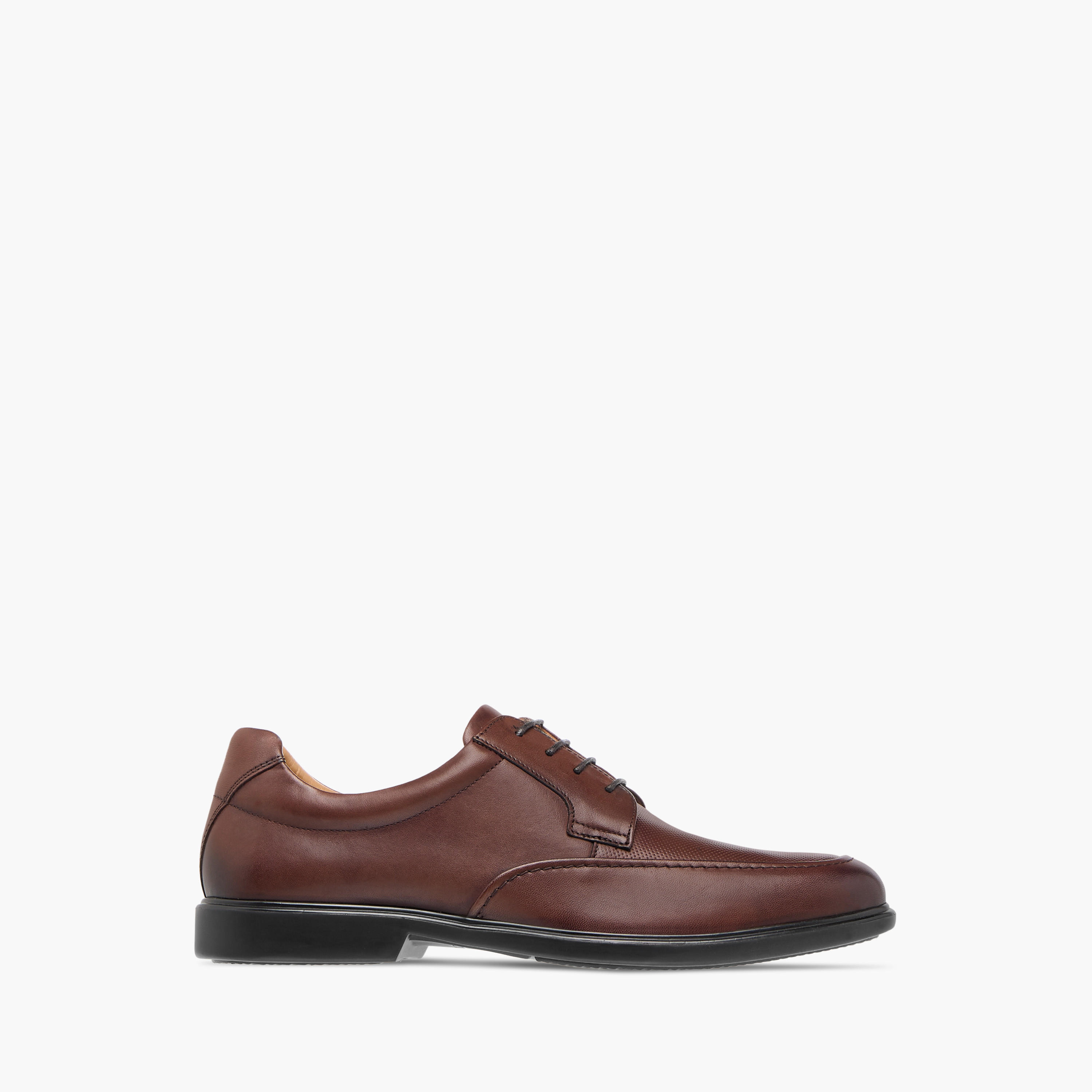 Duchini Men's Leather Textured Lace-Up Derby Shoes-men-shoes-formalshoes-image-3
