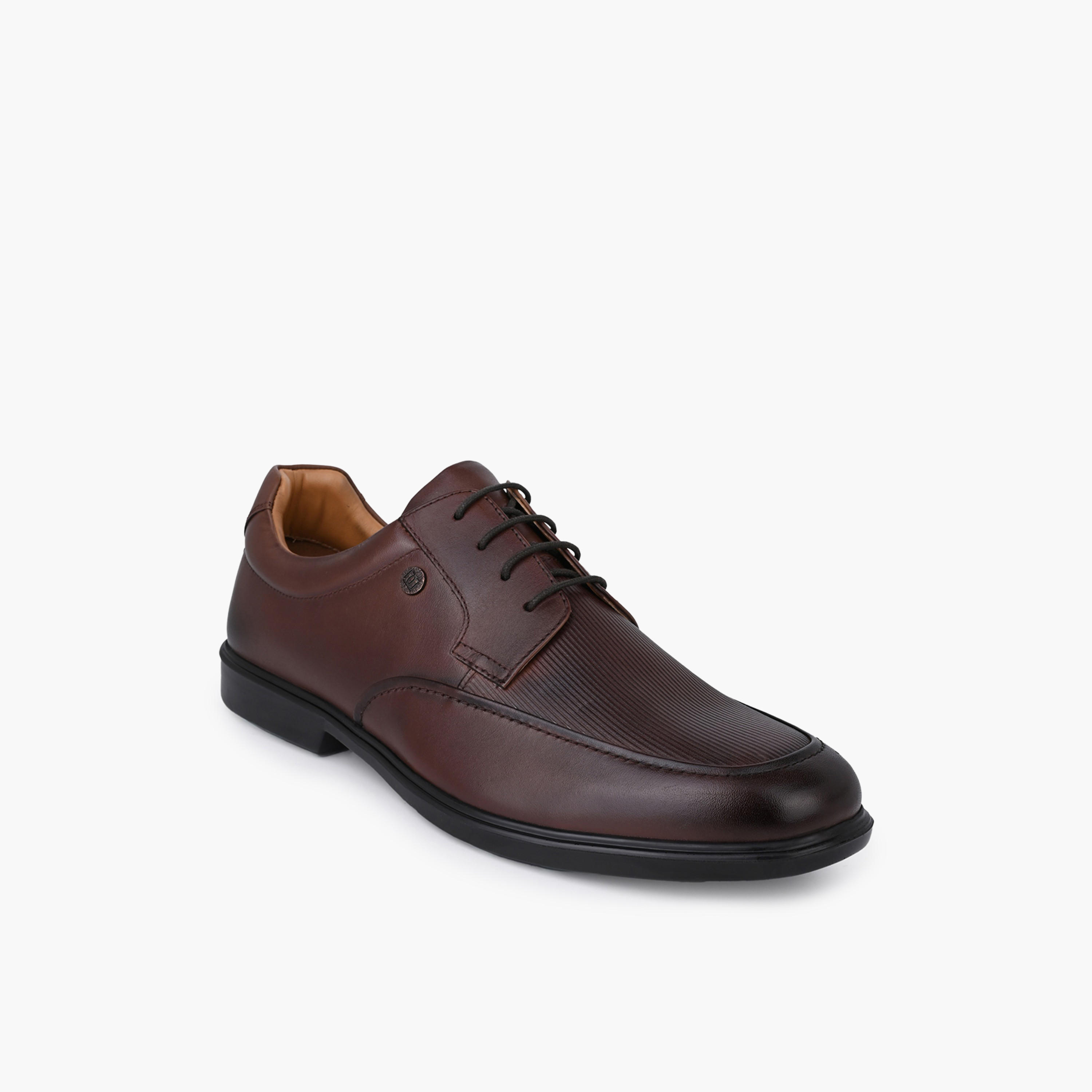 Duchini Men Lace-Up Leather Derby Shoes-men-shoes-formalshoes-image-2