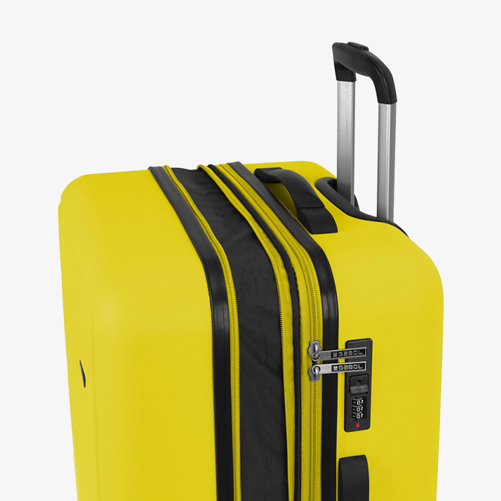 Gabol Solid Hardcase Trolley Bag with Retractable Handle-travel-luggagesandbags-luggage-image-2