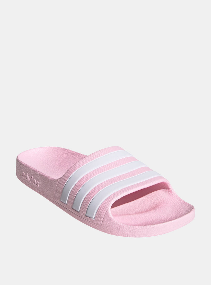 Adidas Girls' Open Toe Slide Slippers - Adilette Aqua-girls-shoes-flipflopsandslides-image-1
