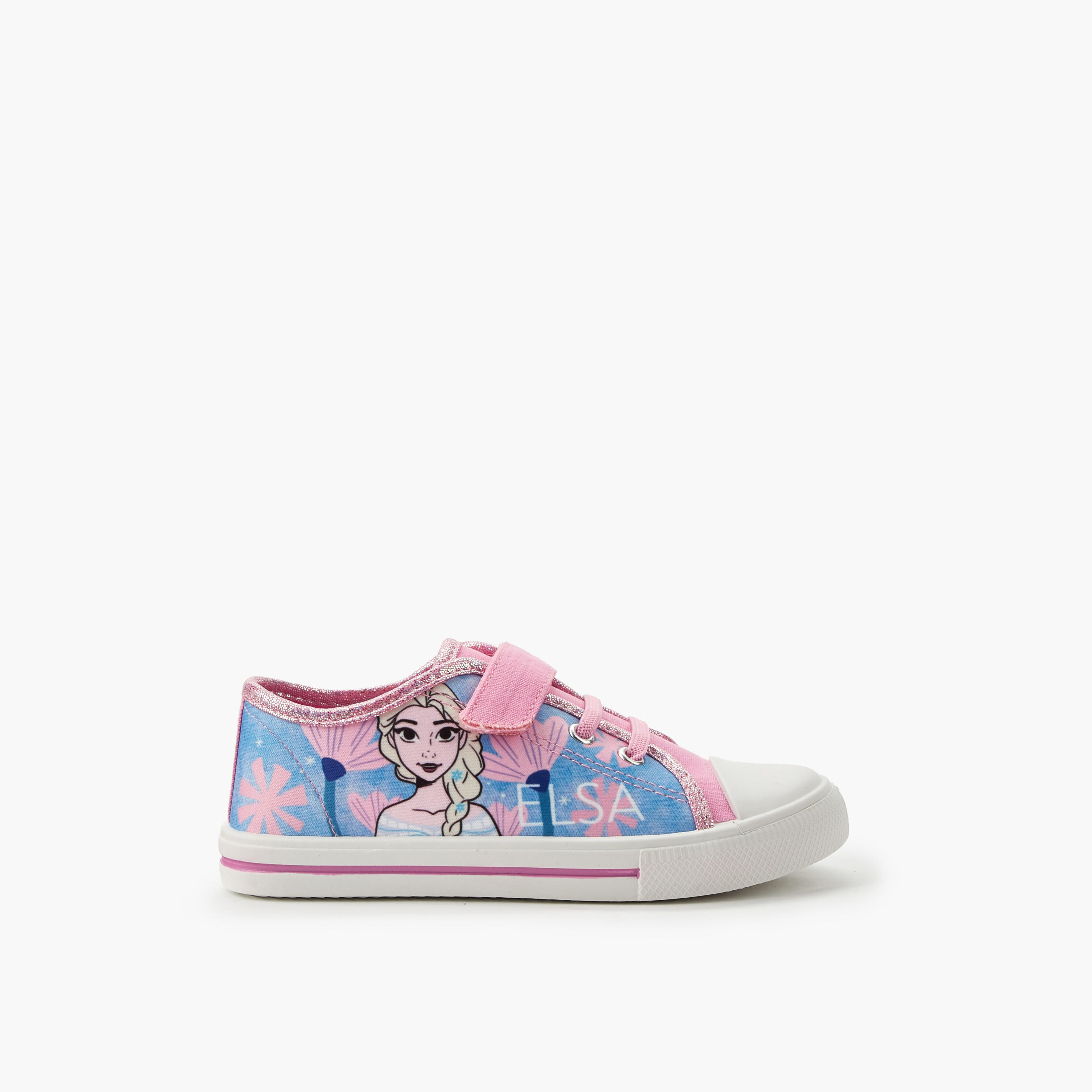 حذاء سنيكرز كانفاس بطبعات فروزن للبنات-girls-shoes-sneakers-image-3
