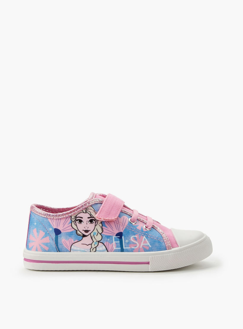 حذاء سنيكرز كانفاس بطبعات فروزن للبنات-girls-shoes-sneakers-image-3