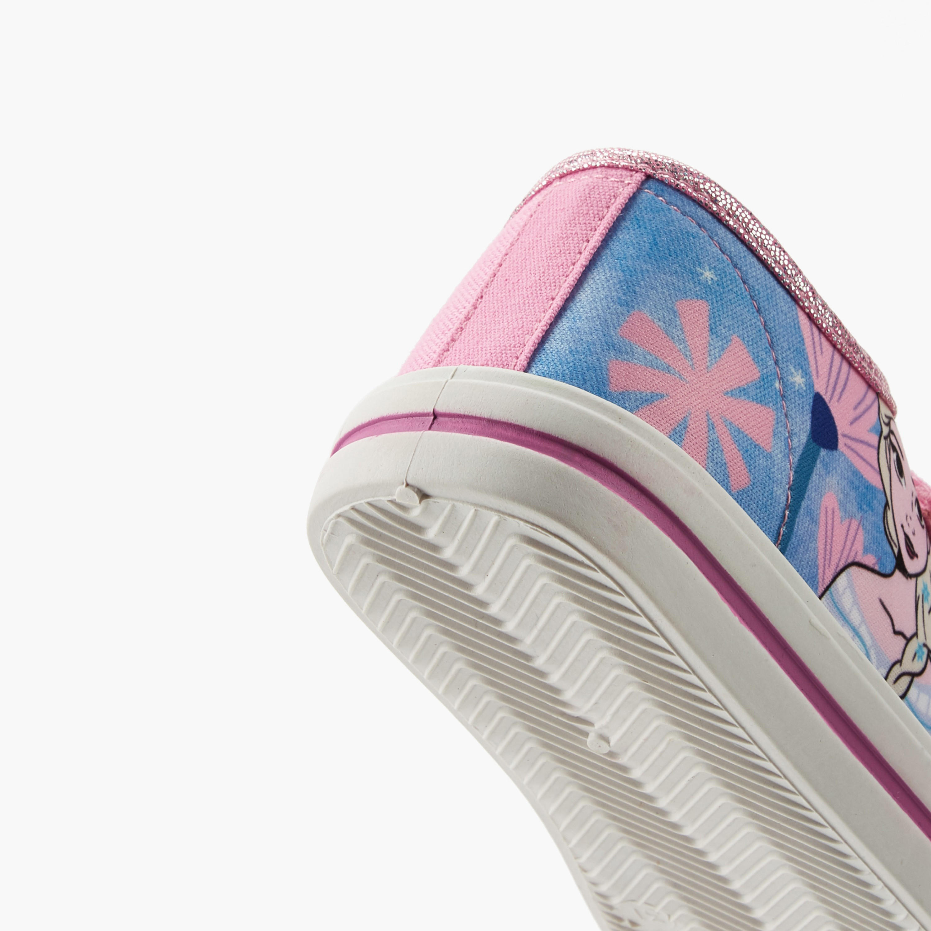 حذاء سنيكرز كانفاس بطبعات فروزن للبنات-girls-shoes-sneakers-image-5