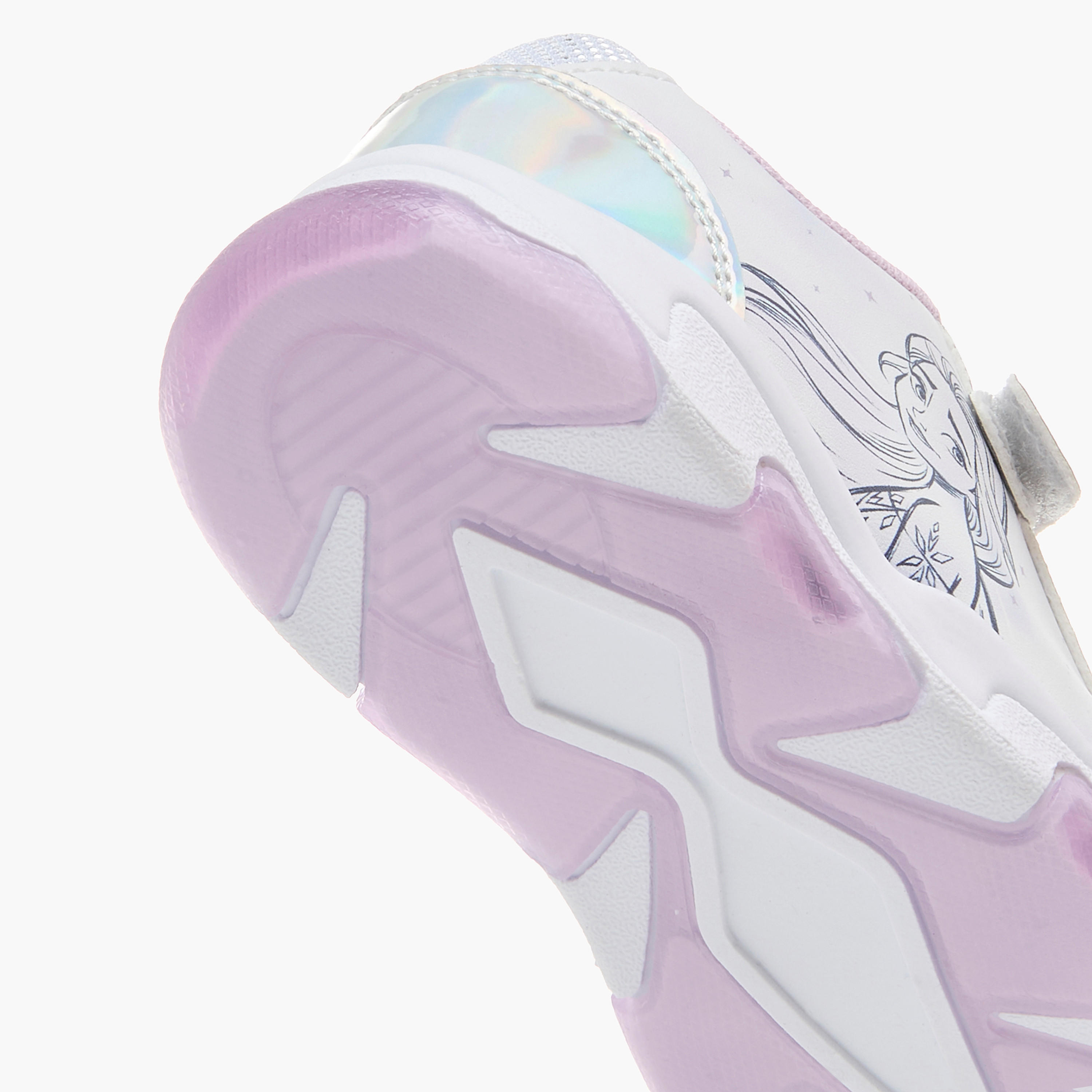 Disney Frozen Print Light-Up Sneakers with Hook and Loop Closure-girls-shoes-sneakers-image-5