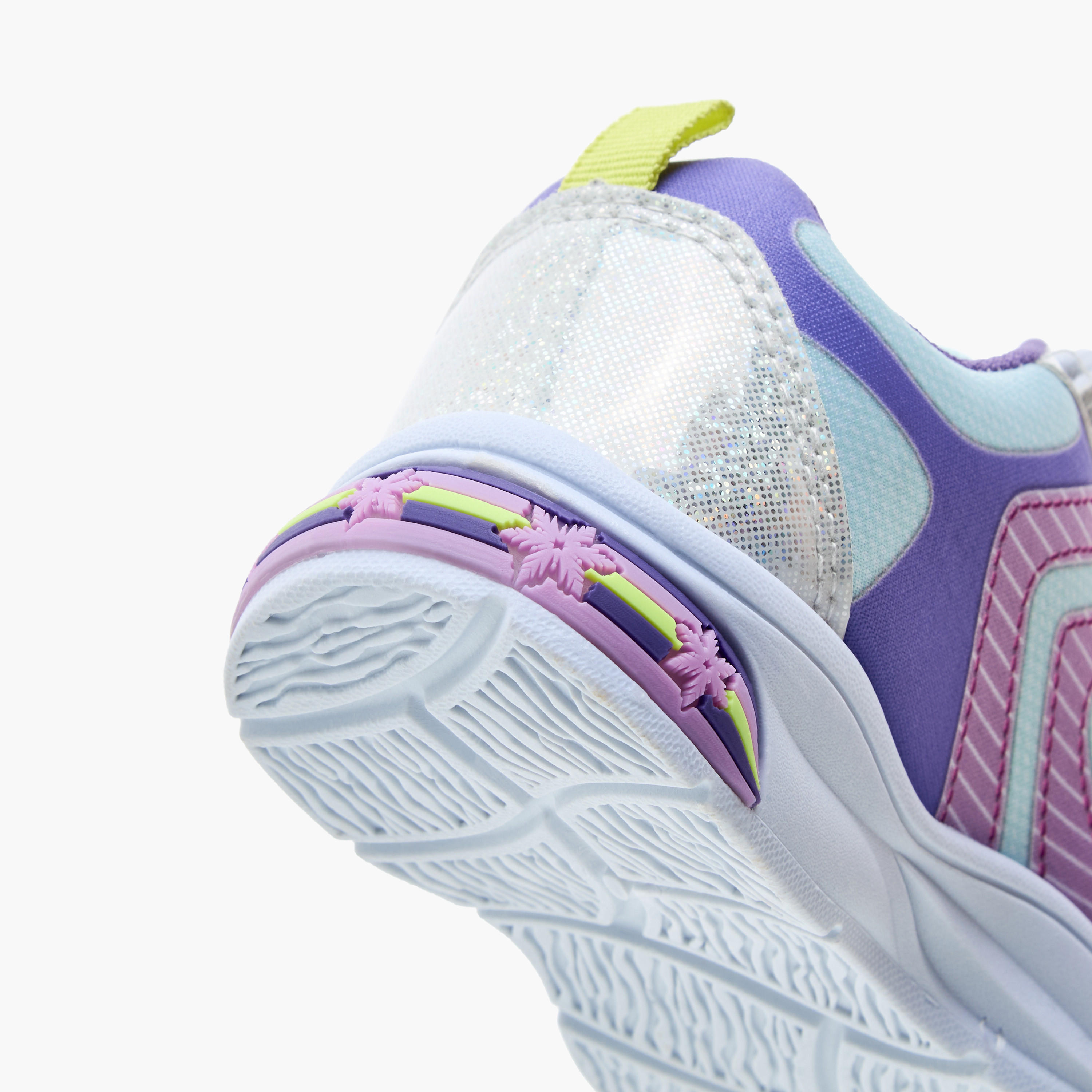 Disney Elsa Printed Light-Up Sneakers with Hook and Loop Closure-girls-shoes-sneakers-image-6