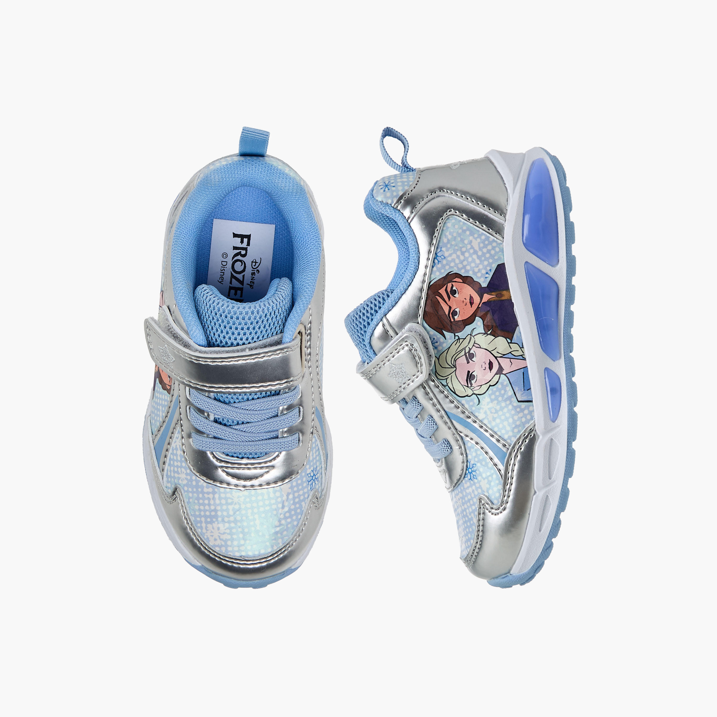 Disney Girls Frozen Light-Up Sneakers-girls-shoes-sneakers-image-1
