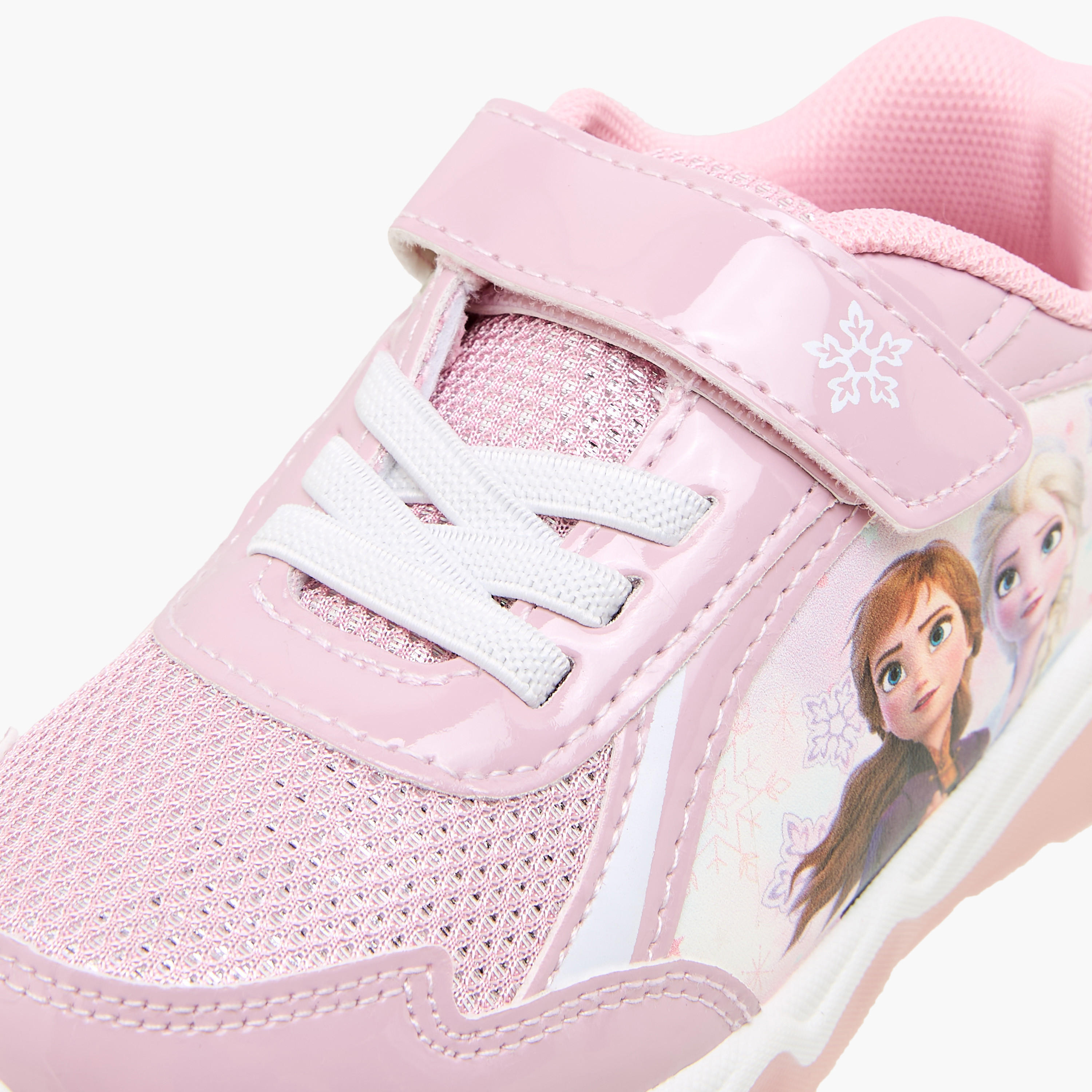 Disney Girls Frozen Print Light-Up Sneakers-girls-shoes-sneakers-image-4