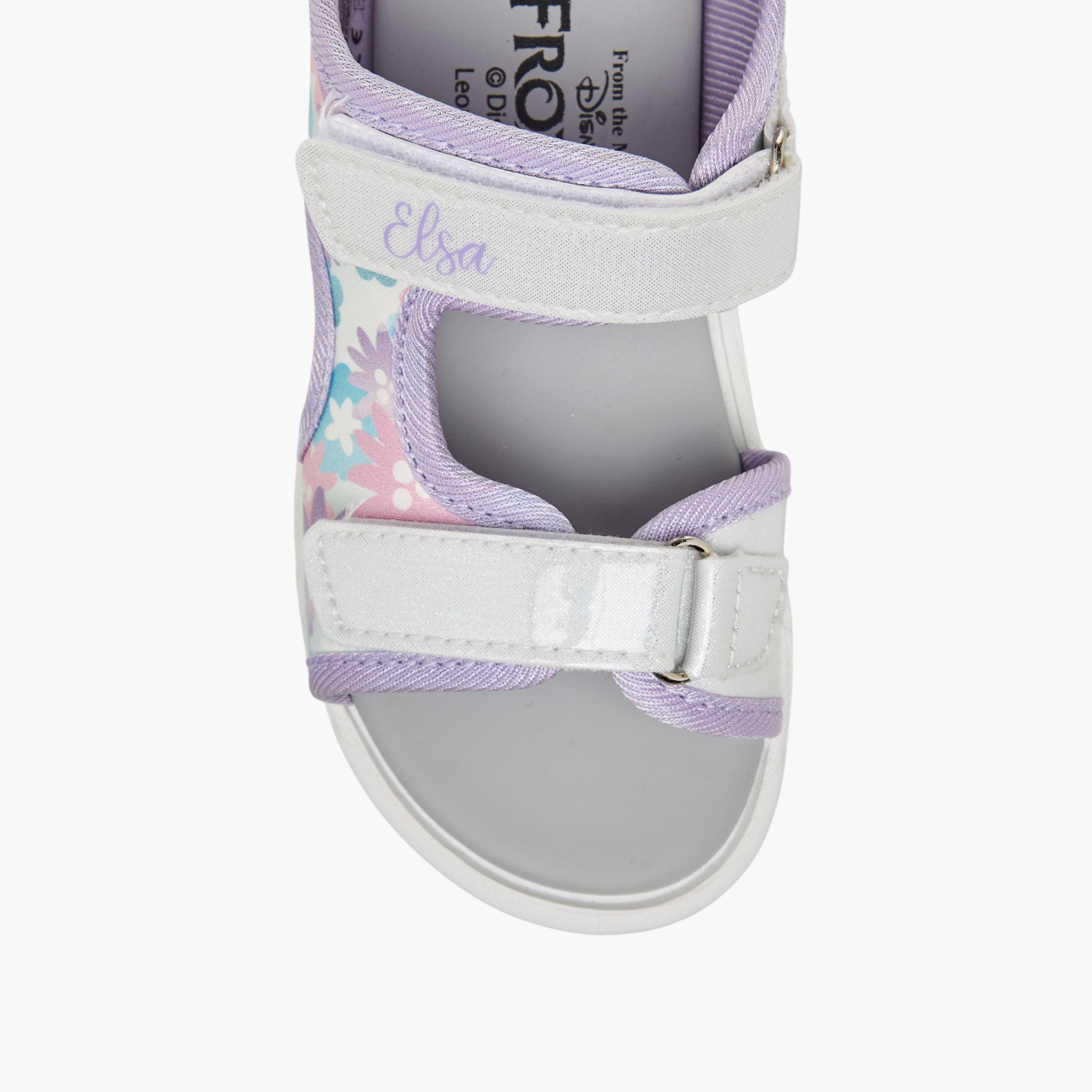 Disney Girls Elsa Print Strap Sandals-girls-shoes-sandals-image-3