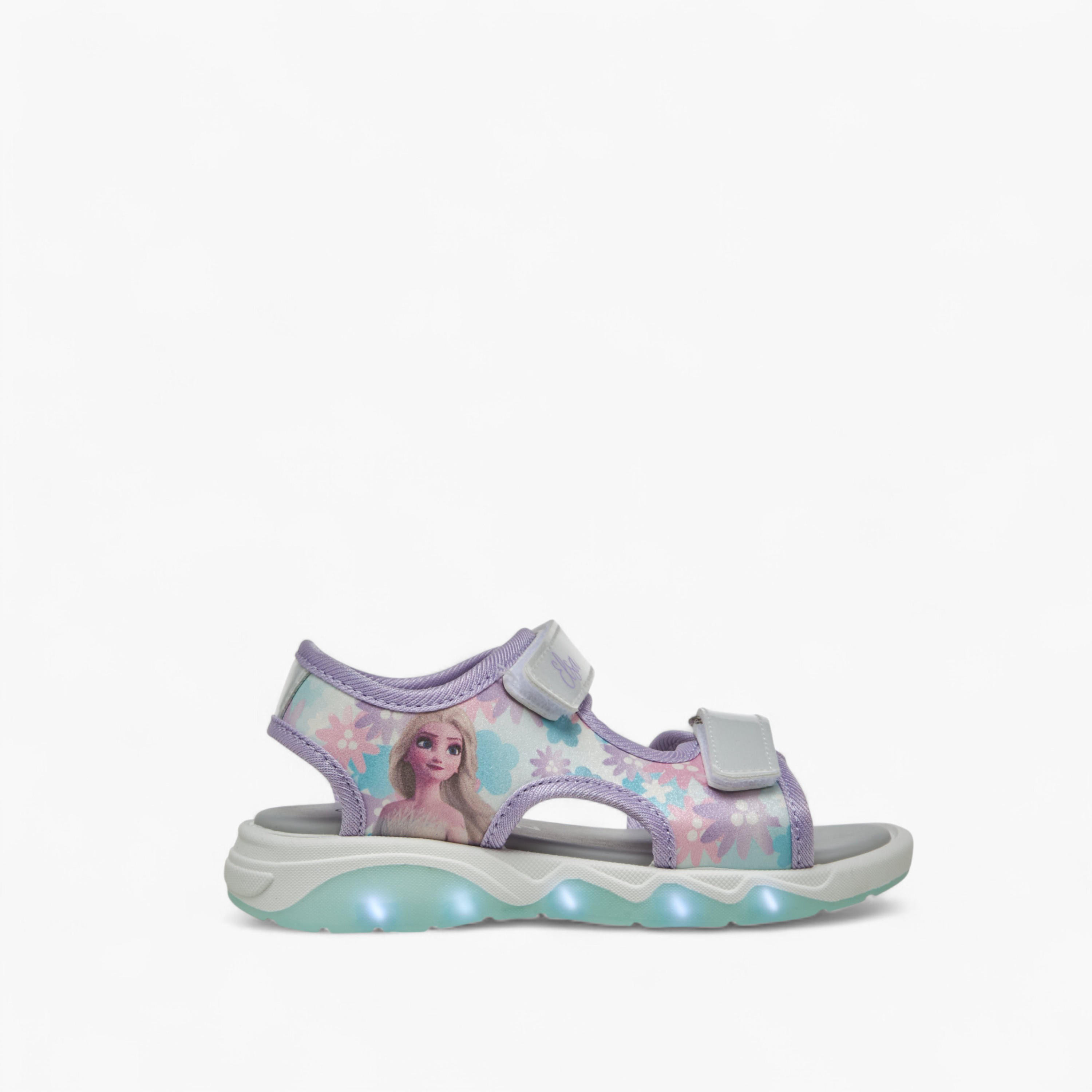 Disney Girls Elsa Print Strap Sandals-girls-shoes-sandals-image-5