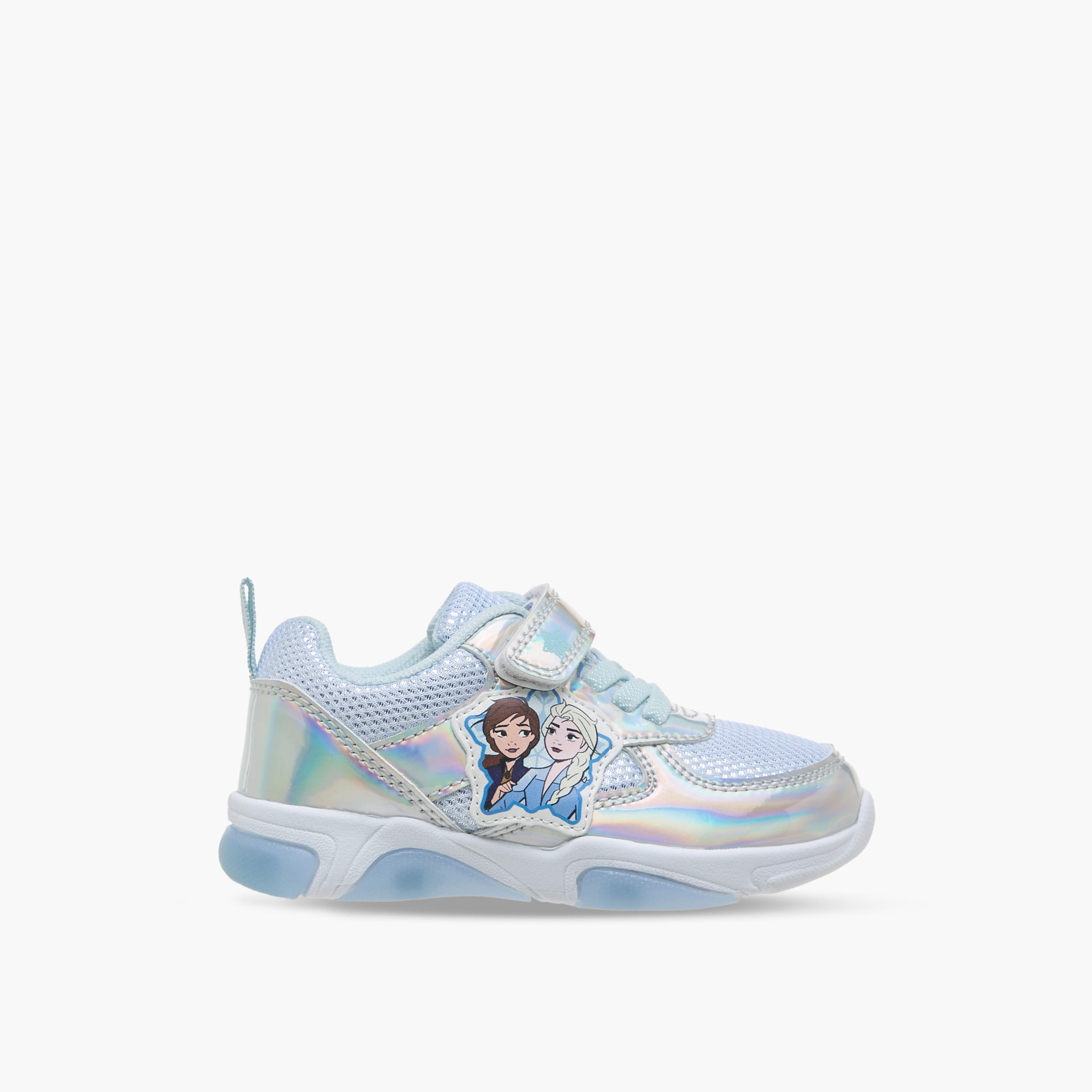 Disney Girls Frozen Print Light-Up Sneakers-girls-shoes-sneakers-image-3