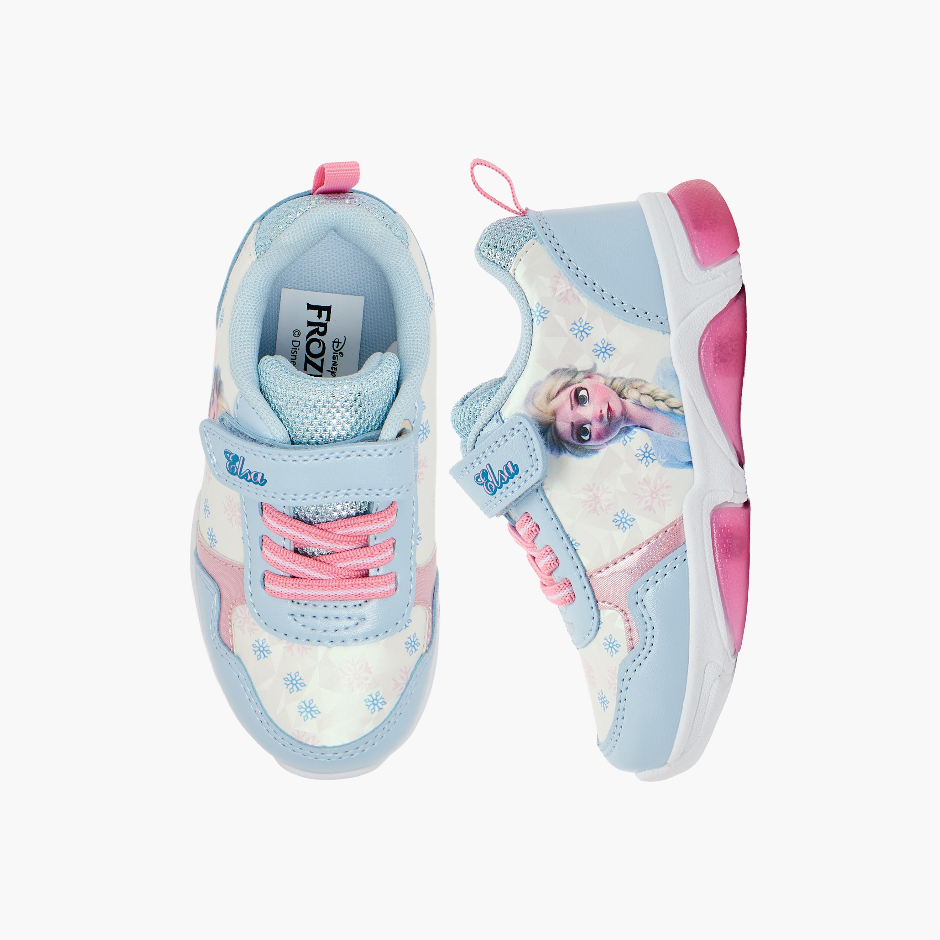 حذاء سنيكرز للكاحل بإضاءة للبنات بطبعة إلسا من ديزني-girls-shoes-sneakers-image-1
