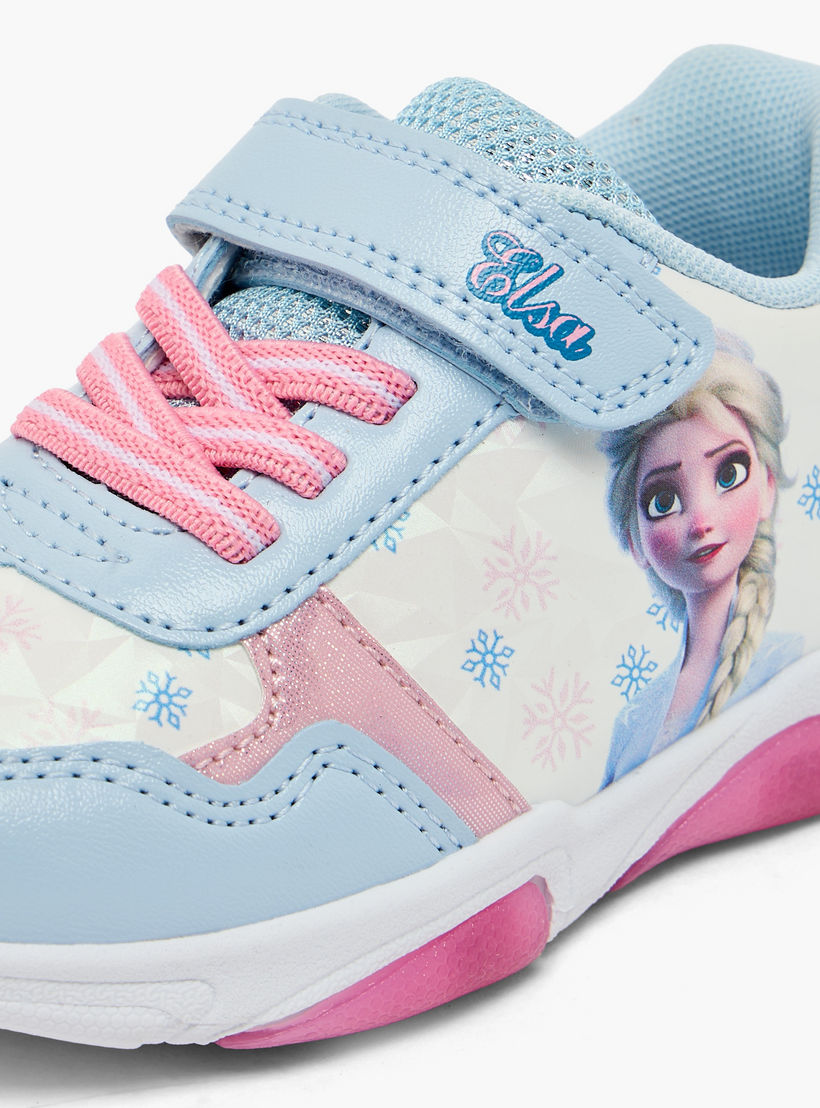 حذاء سنيكرز للكاحل بإضاءة للبنات بطبعة إلسا من ديزني-girls-shoes-sneakers-image-4