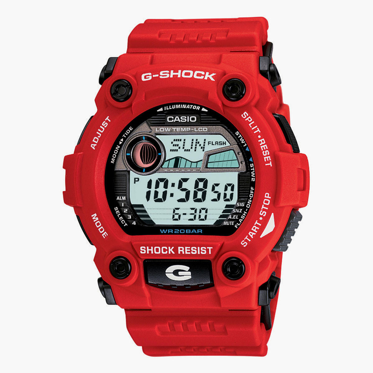 Casio G-Shock Men's Red Digital Resin Strap Watch G-7900A-4DR-men-watchesandjewellery-watches-image-1